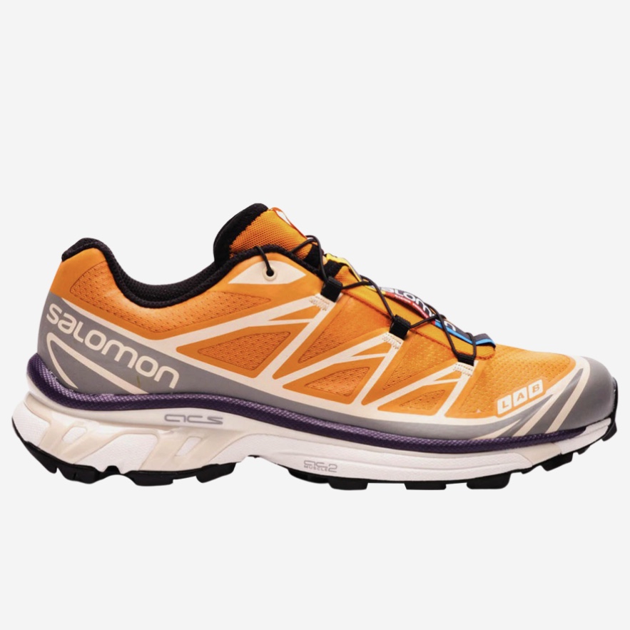 Salomon XT-6 Apricot Buff 착용 스타일