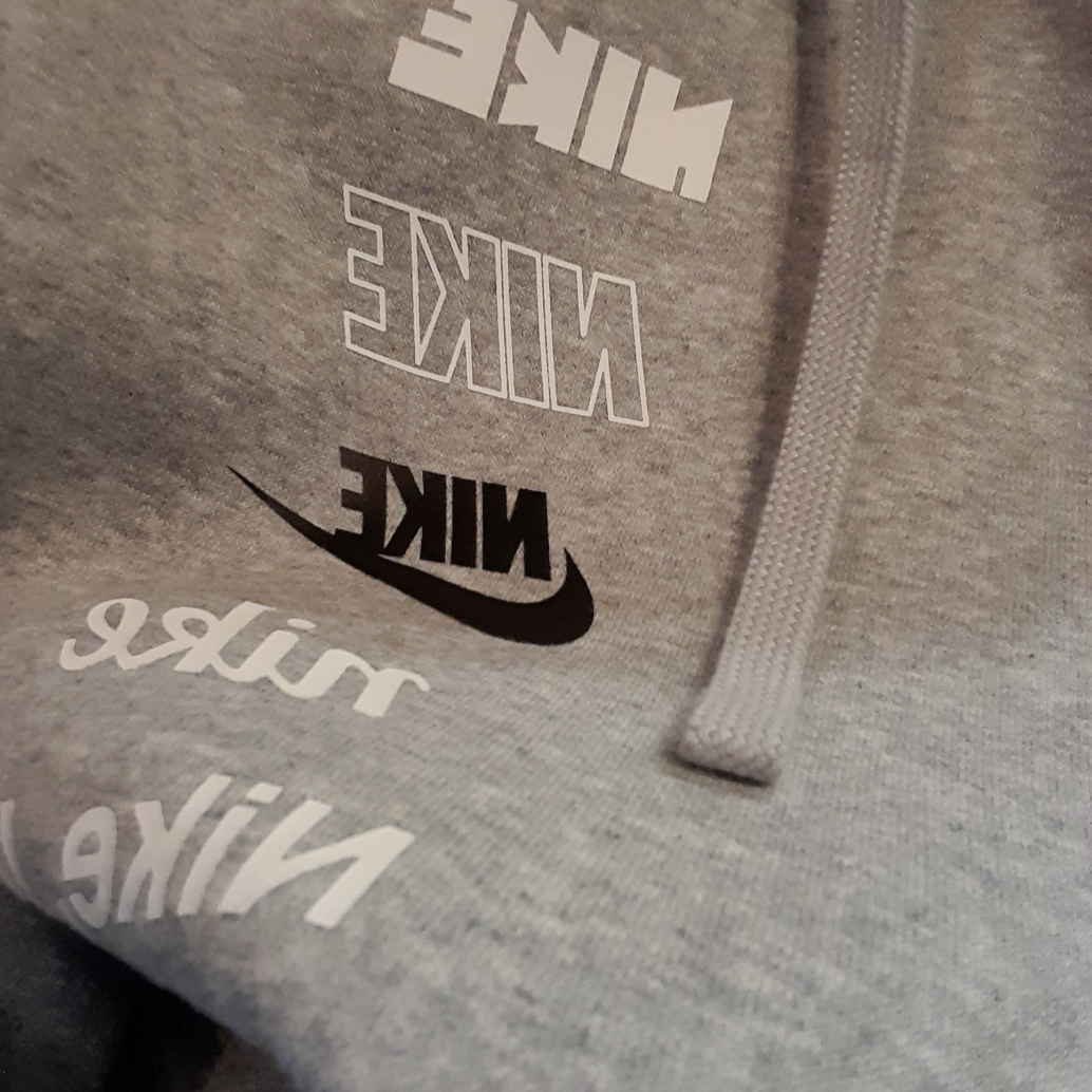 Nike Club Fleece Pullover Hoodie Dark Grey Heather - Asia 착용 스타일