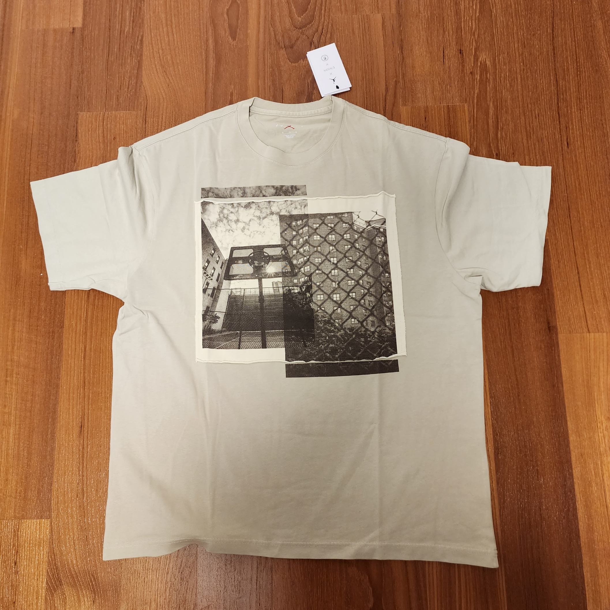 Jordan x Bephies Beauty Supply x Union T-Shirt Rattan (FD4246-206) 착용 스타일 - 1