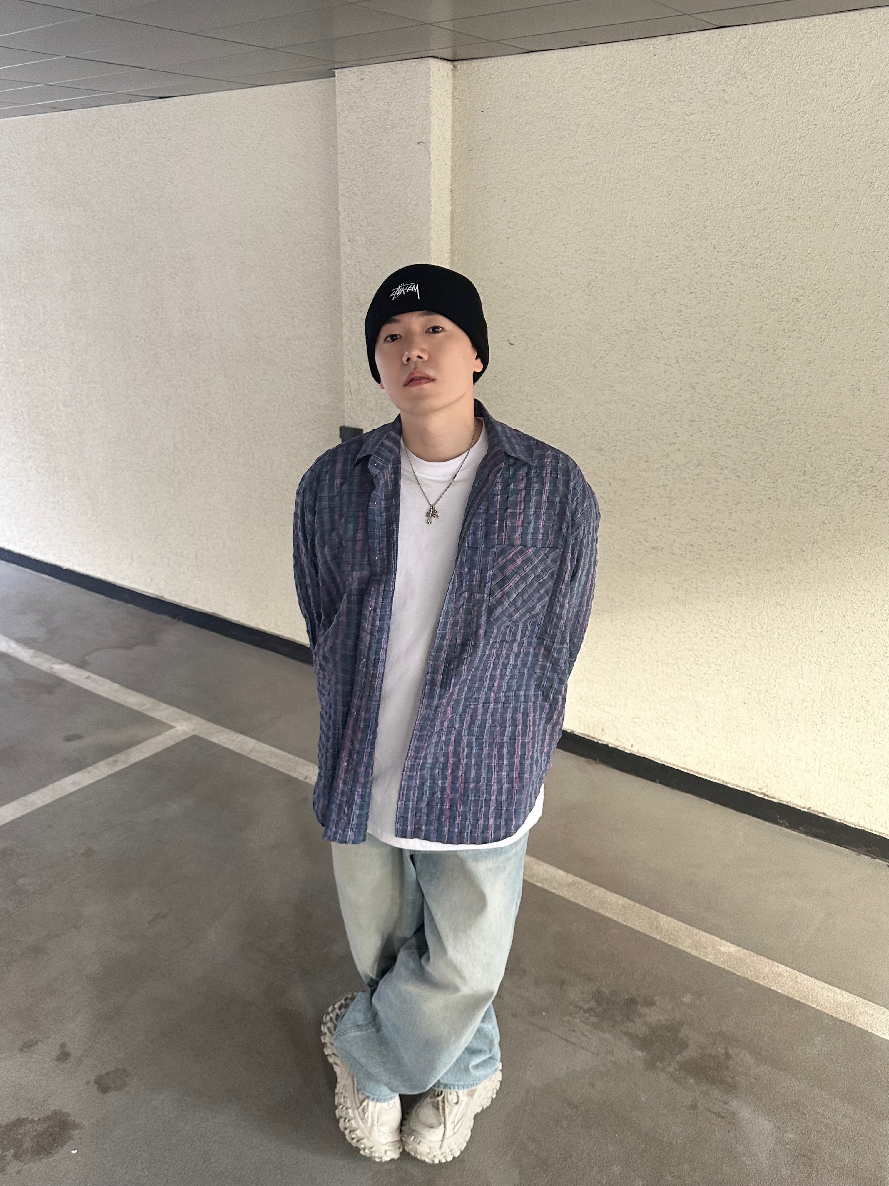 (W) Balenciaga Defender Sneakers Beige, Balenciaga Defender Sneakers Beige 착용 스타일 - 4