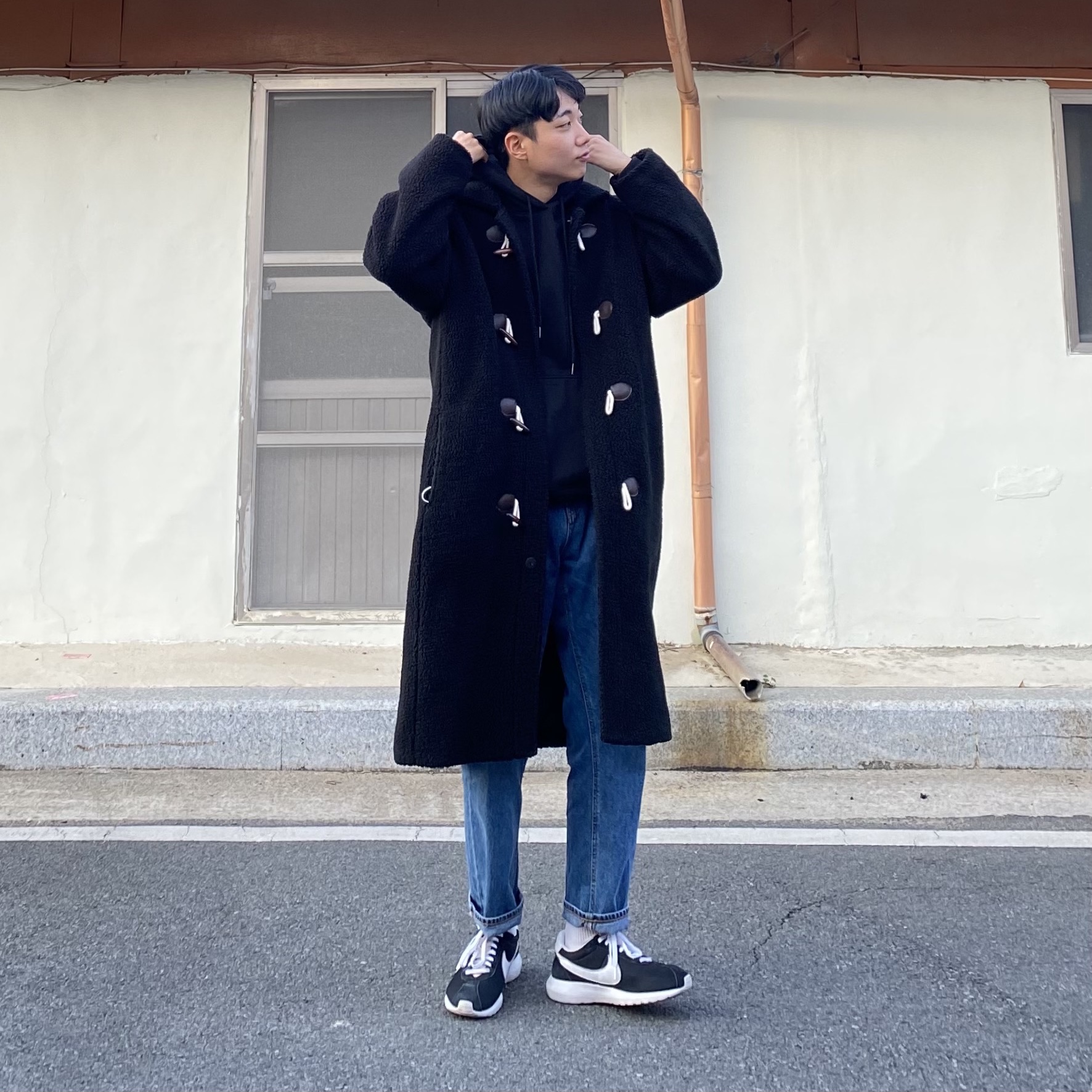 (W) Nike Roshe LD-1000 QS Obsidian 착용 스타일