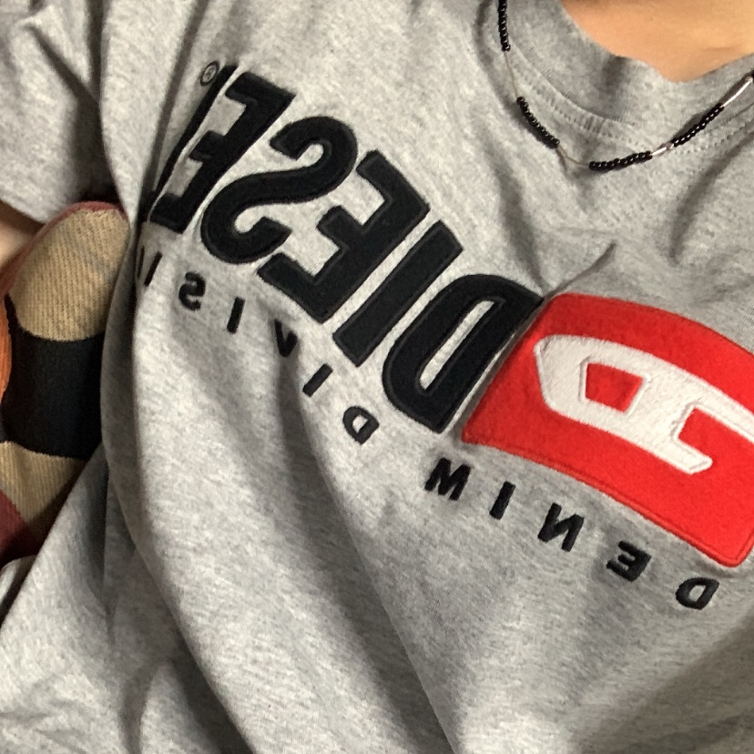 Diesel T-Diegor-Div T-Shirt Black 착용 스타일