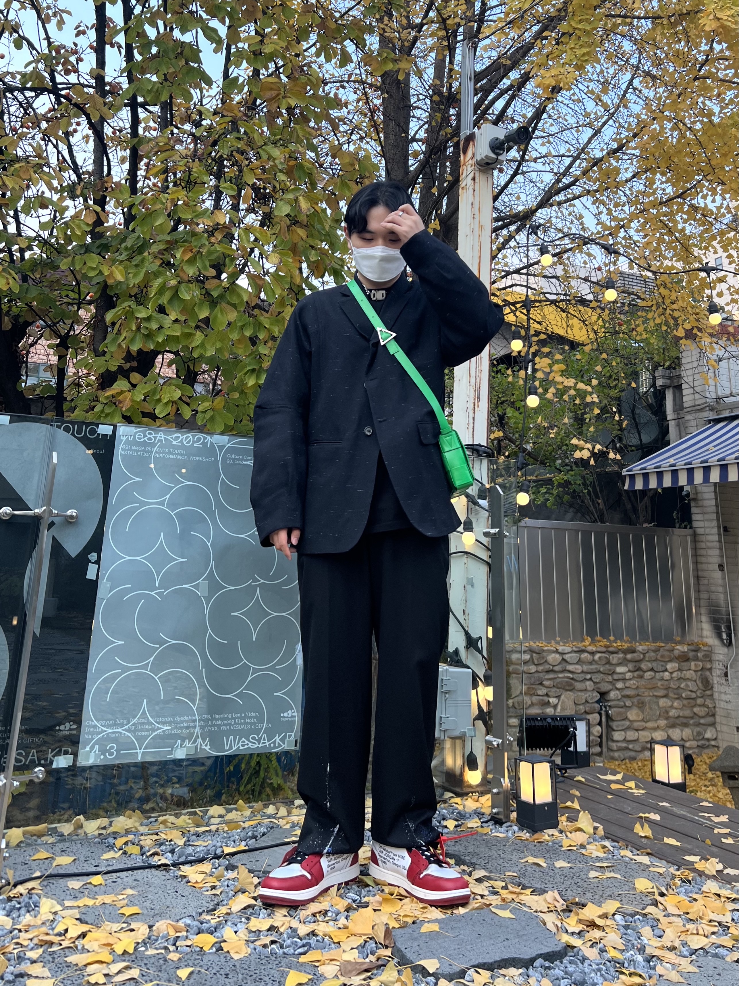 Jordan 1 x Off-White Retro High Chicago The Ten 착용 스타일