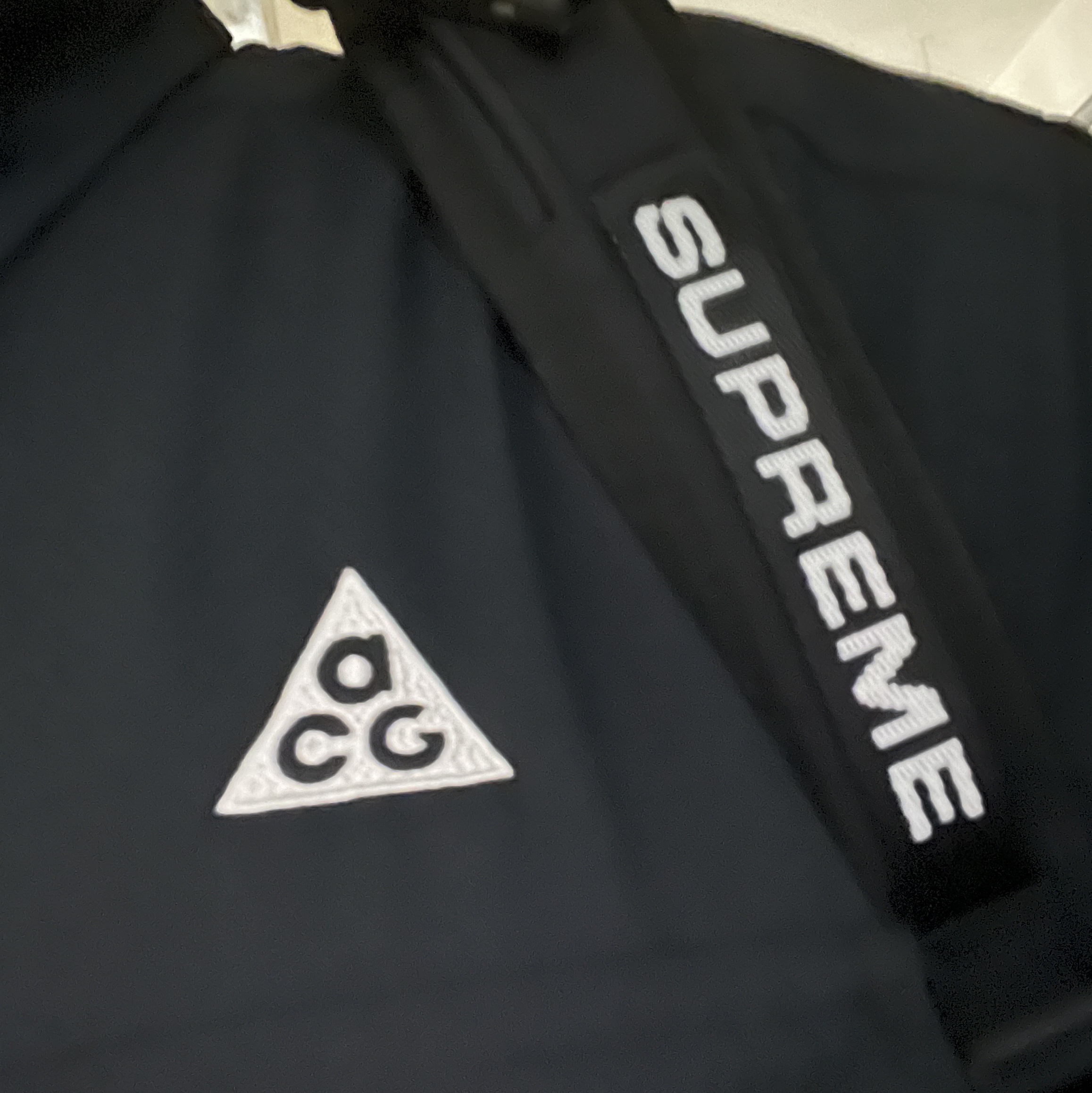 Supreme Backpack Black - 22FW, Nike ACG Dri-Fit UV Devastation Trail Shirt Black Summit White - Asia 착용 스타일