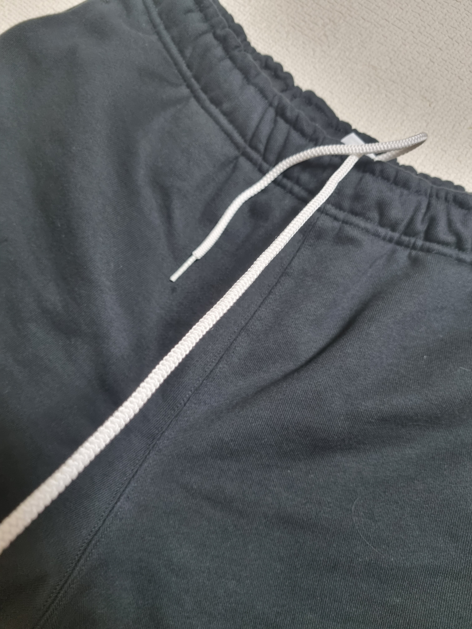 Nike NRG Solo Swoosh Fleece Shorts Black - Asia 착용 스타일 - 4