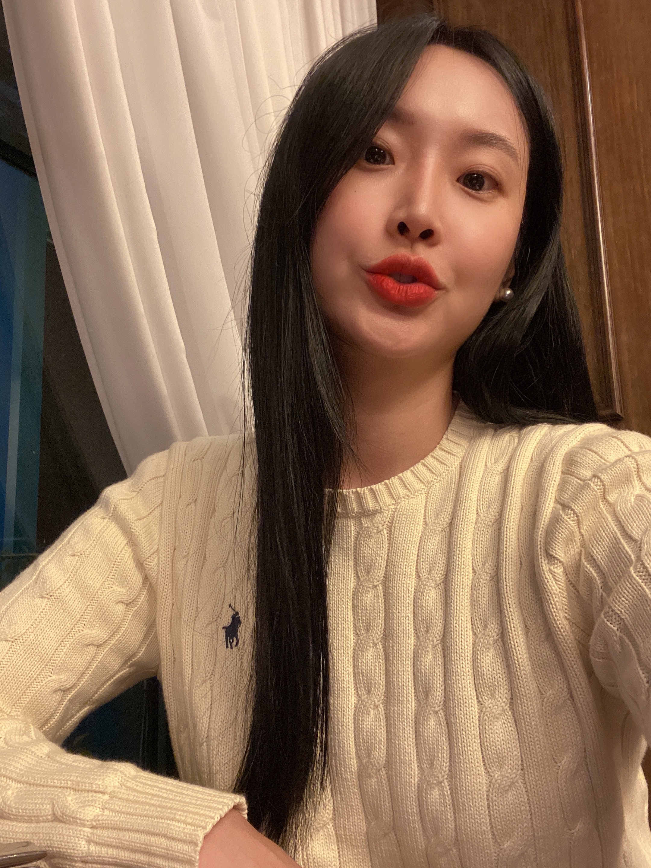 [30%적립] Polo Ralph Lauren Cable Knit Wool Cashmerer Sweater Andover Cream, Adidas Samba OG Black White Gum 착용 스타일 - 1