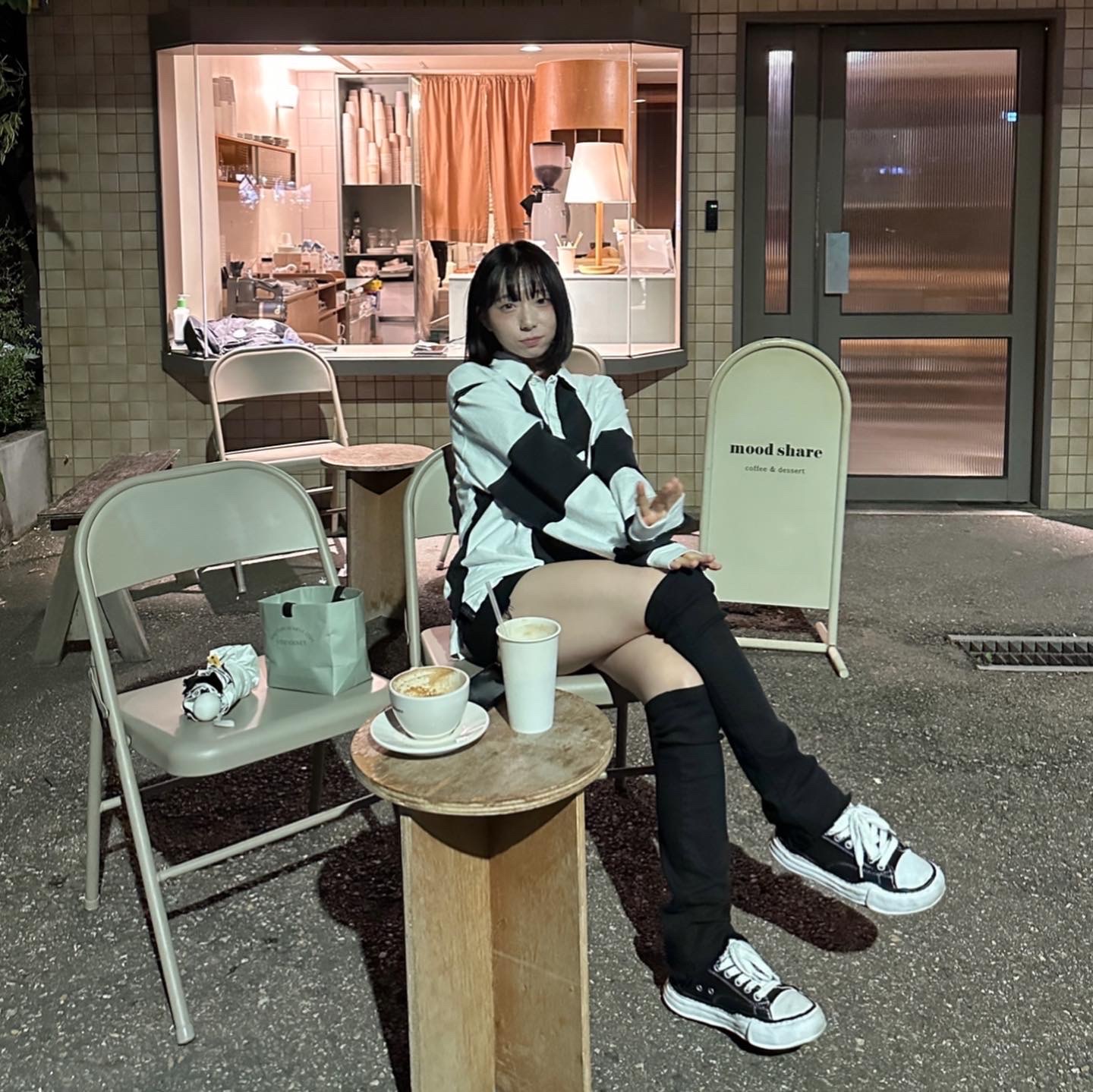 Maison Mihara Yasuhiro Peterson OG Sole Canvas Low Sneakers Black, Chanel Codes Couleur Limited Edition Miroir Double Facettes 131 Cavalier Seul 착용 스타일 - 1