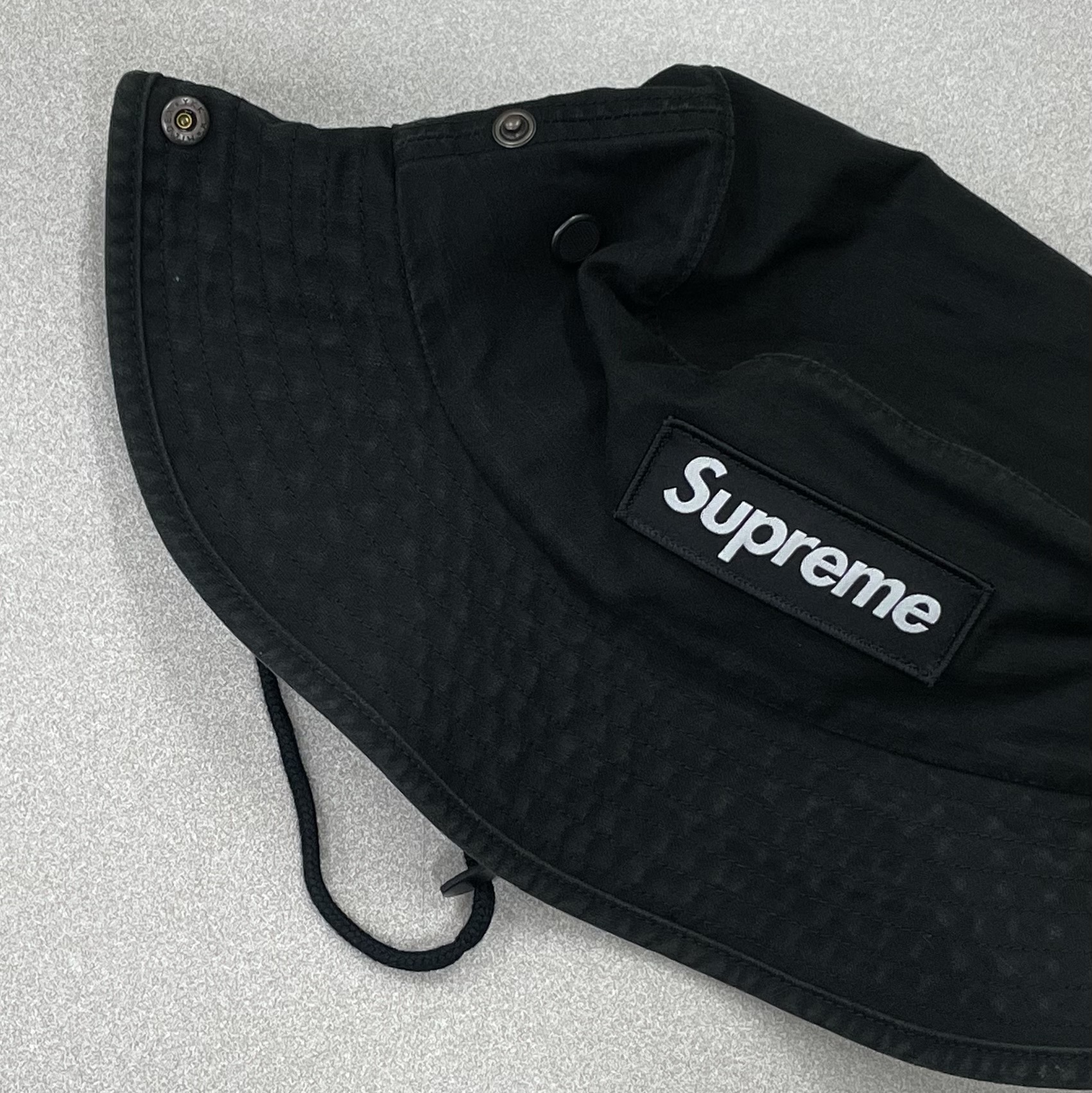 Supreme Military Boonie Black - 23FW 착용 스타일