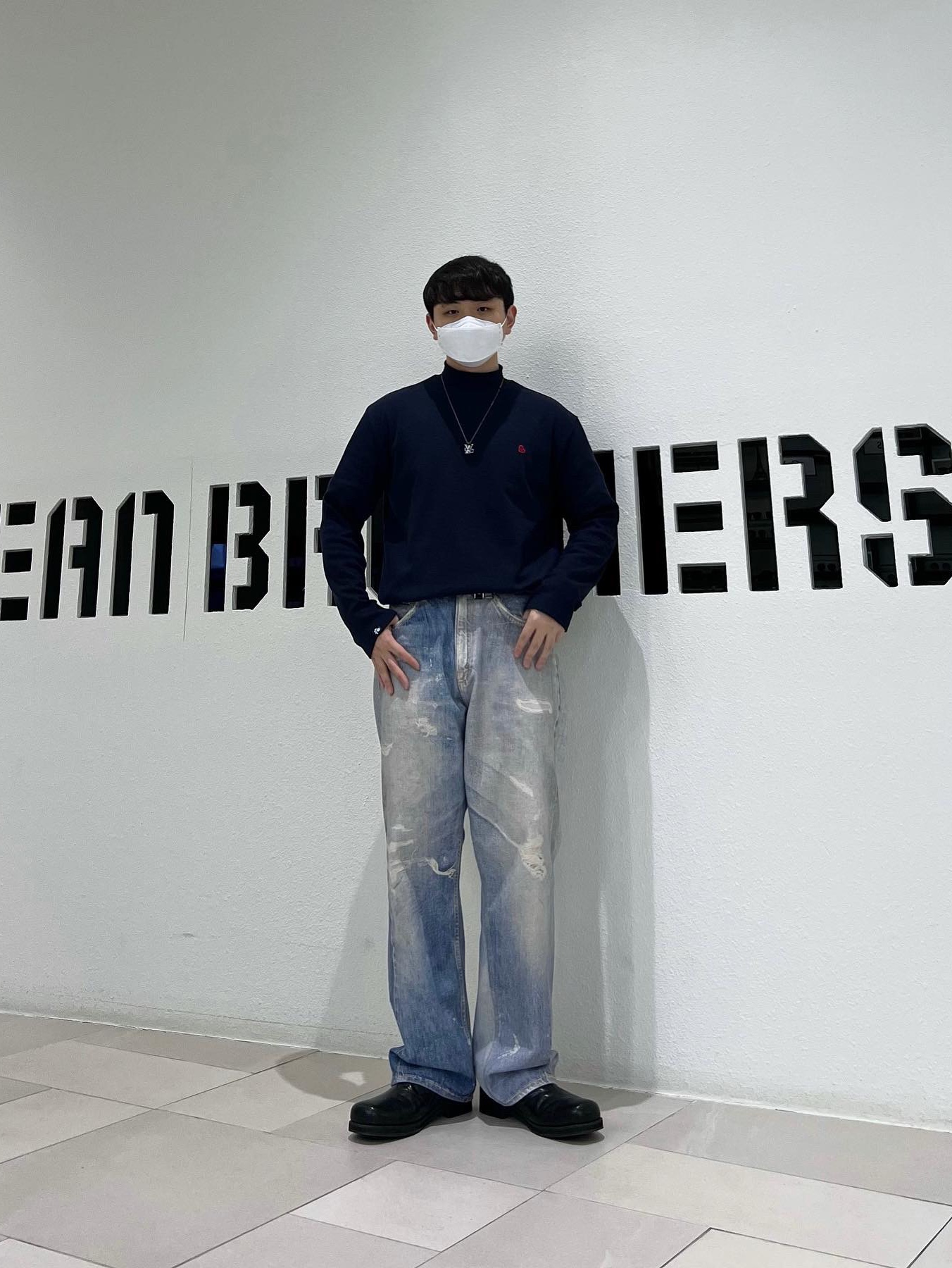 Our Legacy Third Cut Digital Denim Print 착용 스타일