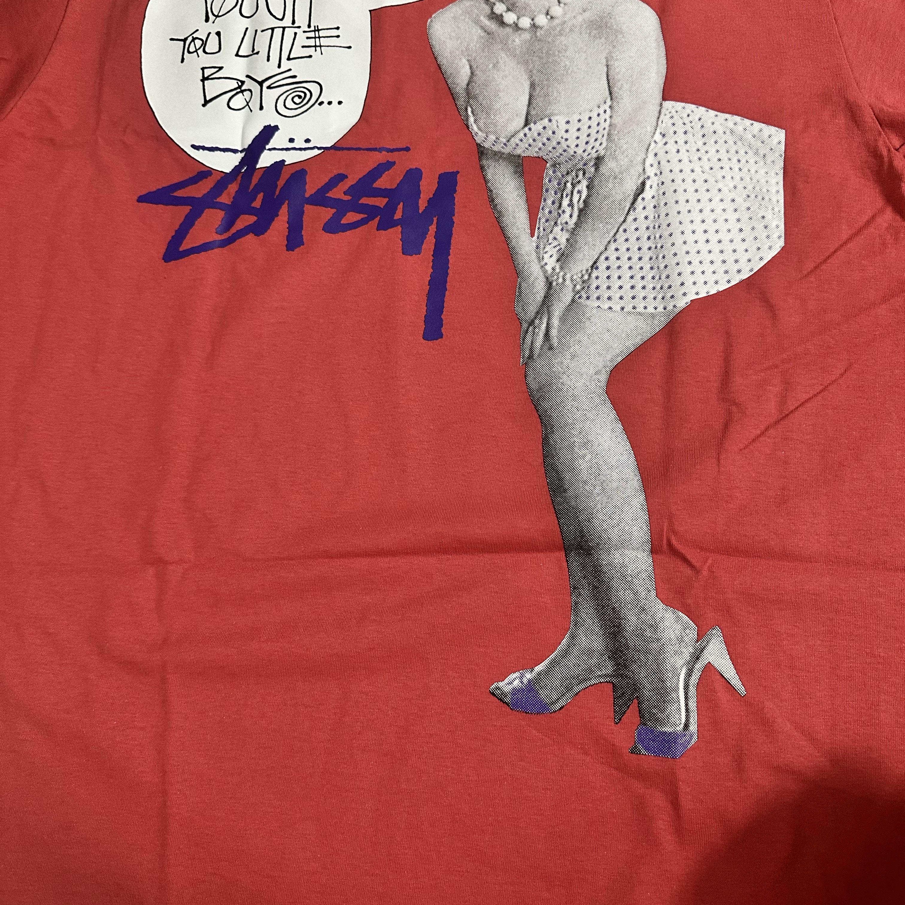Stussy Skate Tough T-Shirt Pepper 착용 스타일 - 1