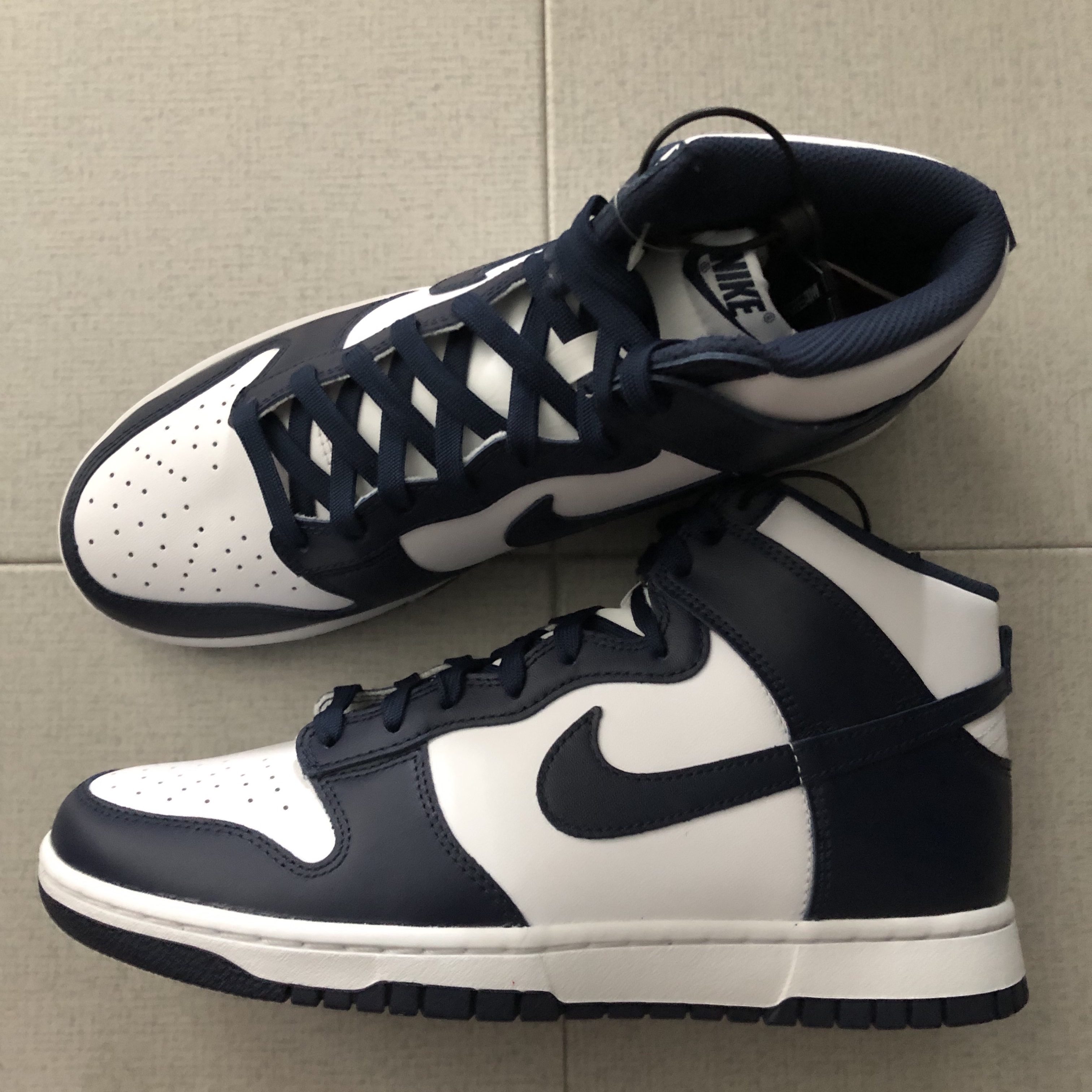Nike Dunk High Retro Championship Navy 착용 스타일