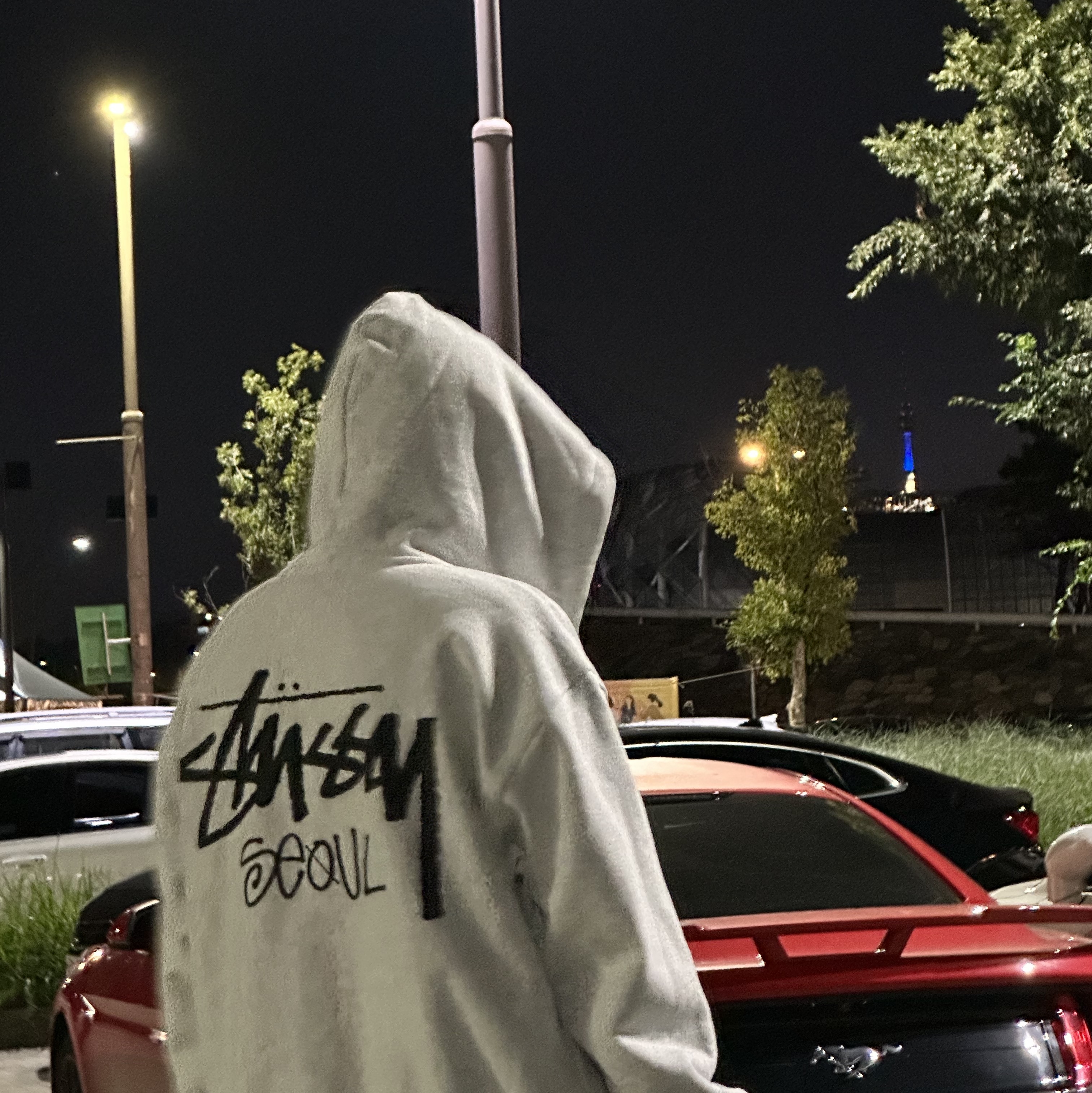 Stussy Stock Seoul Zip Hood Ash Heather 2023, Nike Air Force 1 '07 WB Flax 착용 스타일 - 4