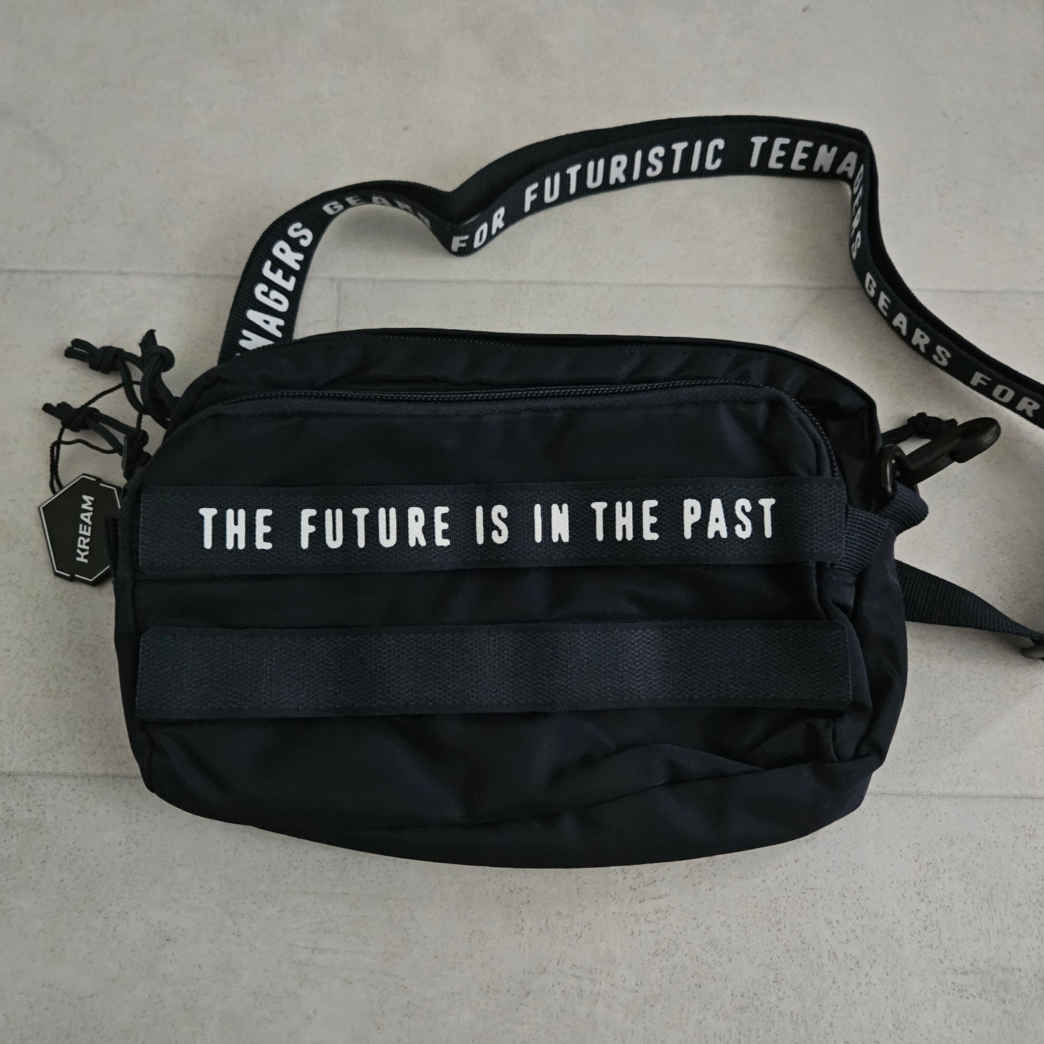 Human Made Military Pouch #1 Navy 착용 스타일 - 1