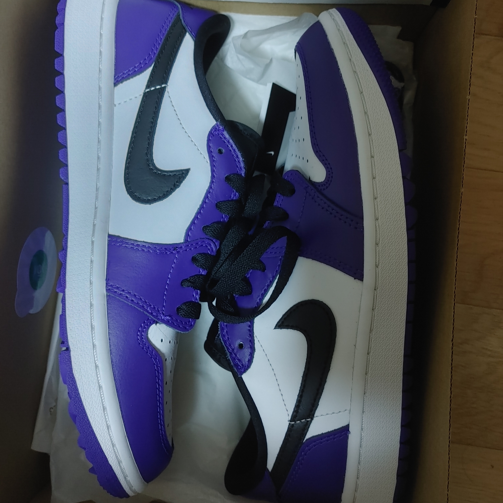 Jordan 1 Low Golf Court Purple 착용 스타일