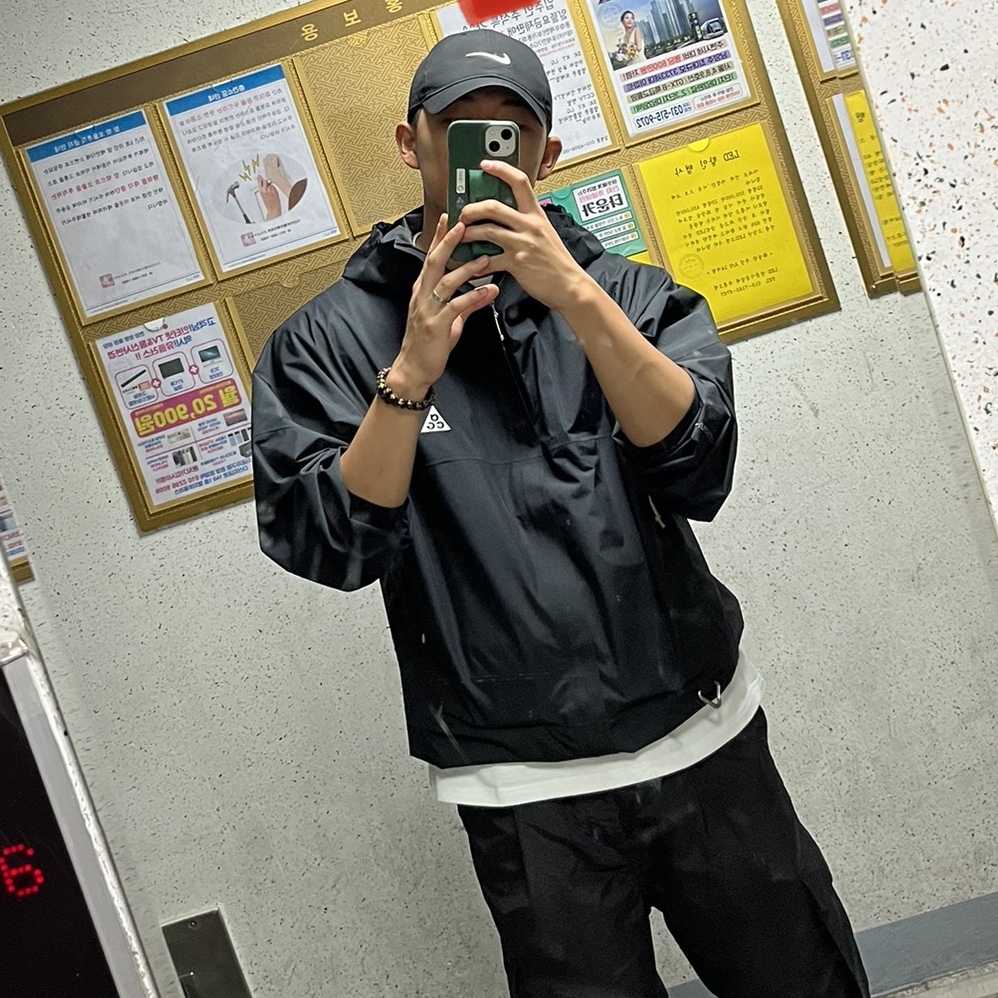 Nike ACG Storm-Fit ADV Cascade Rains Full Zip Jacket Black - Asia 착용 스타일