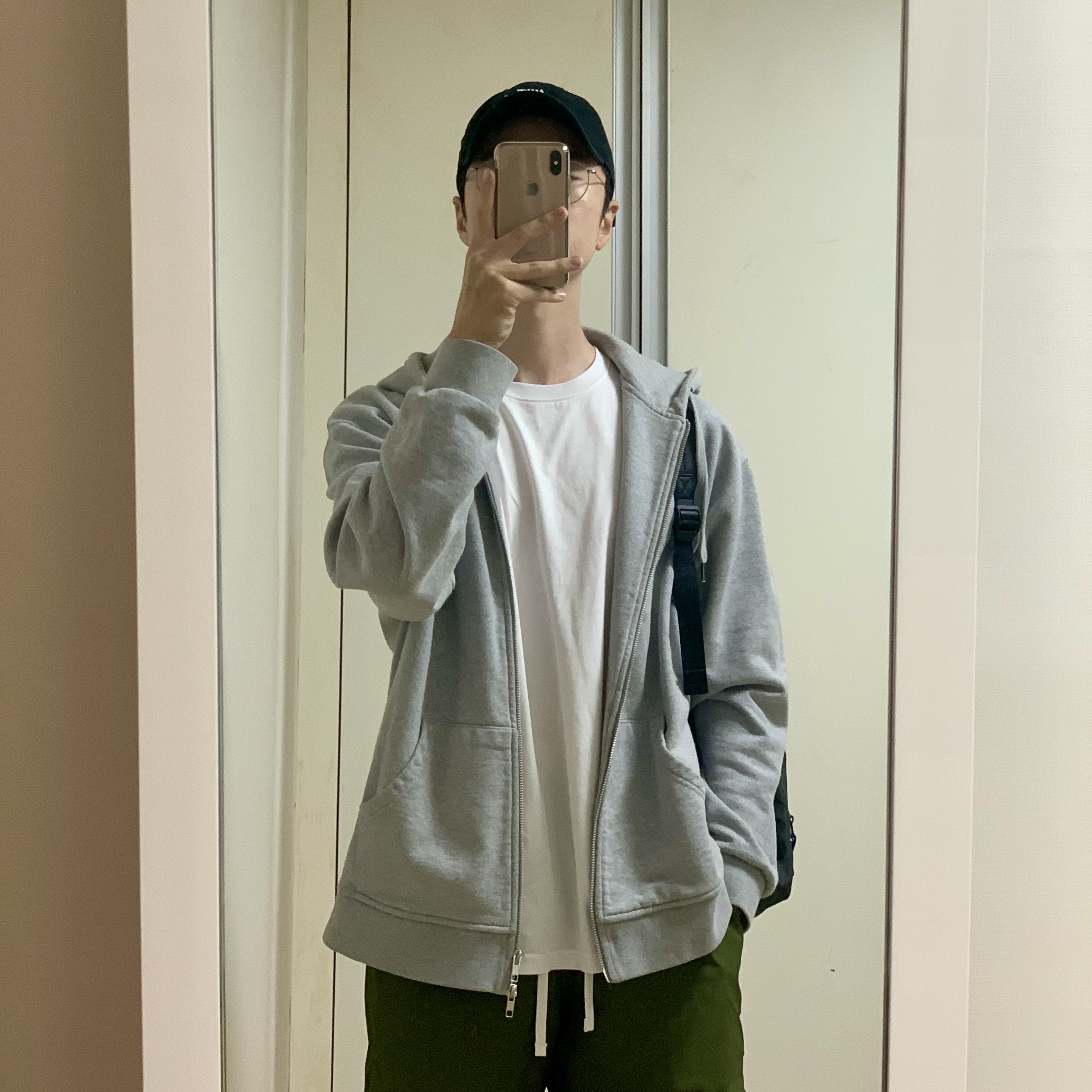 Nike Heritage 86 Futura Washed Cap Black White, Nike NSW Woven Lined Flow Shorts Rough Green - Asia 착용 스타일 - 2