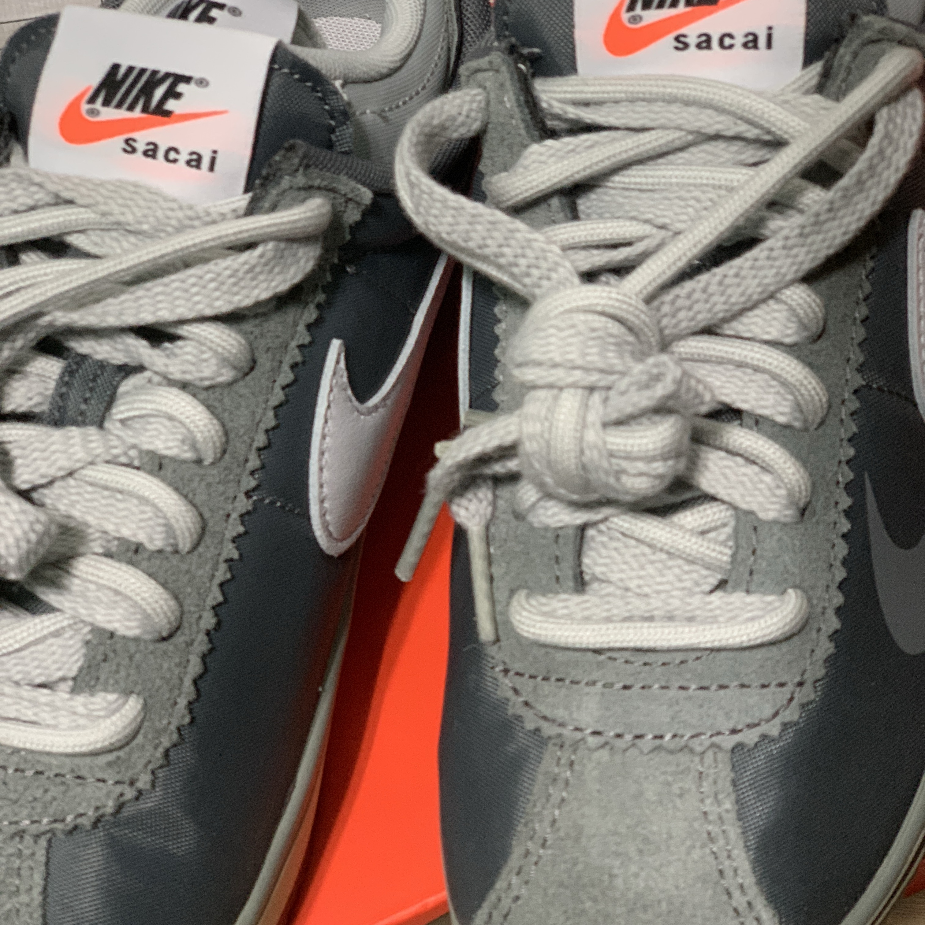 Nike x Sacai Zoom Cortez SP Iron Grey 착용 스타일