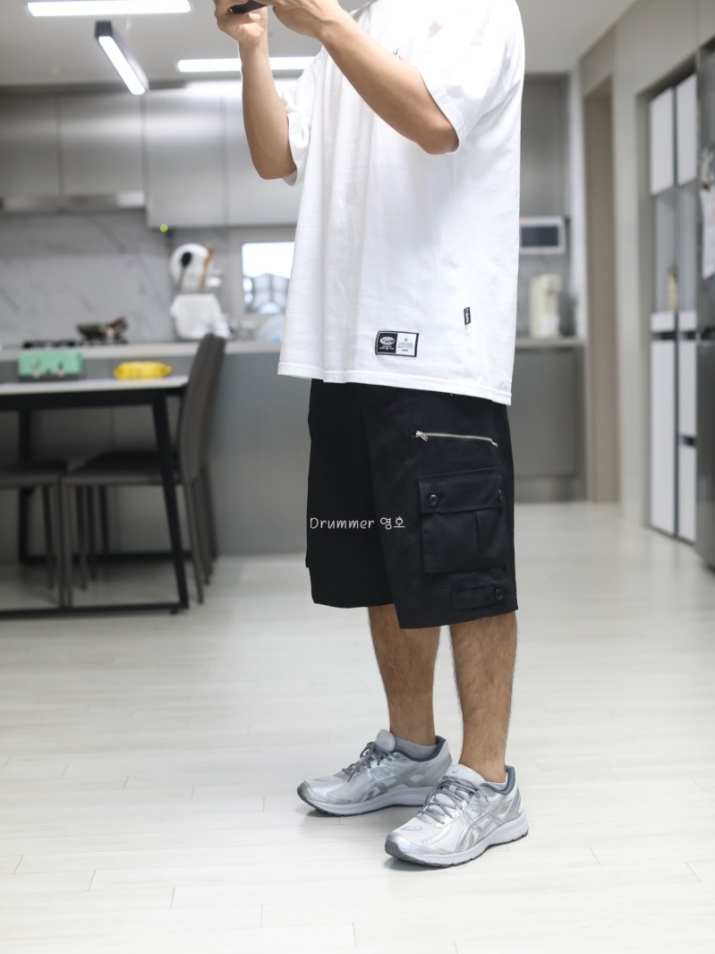 Asics Jog 100 S SMU Glacier Grey Pure Silver - 2E Wide 착용 스타일