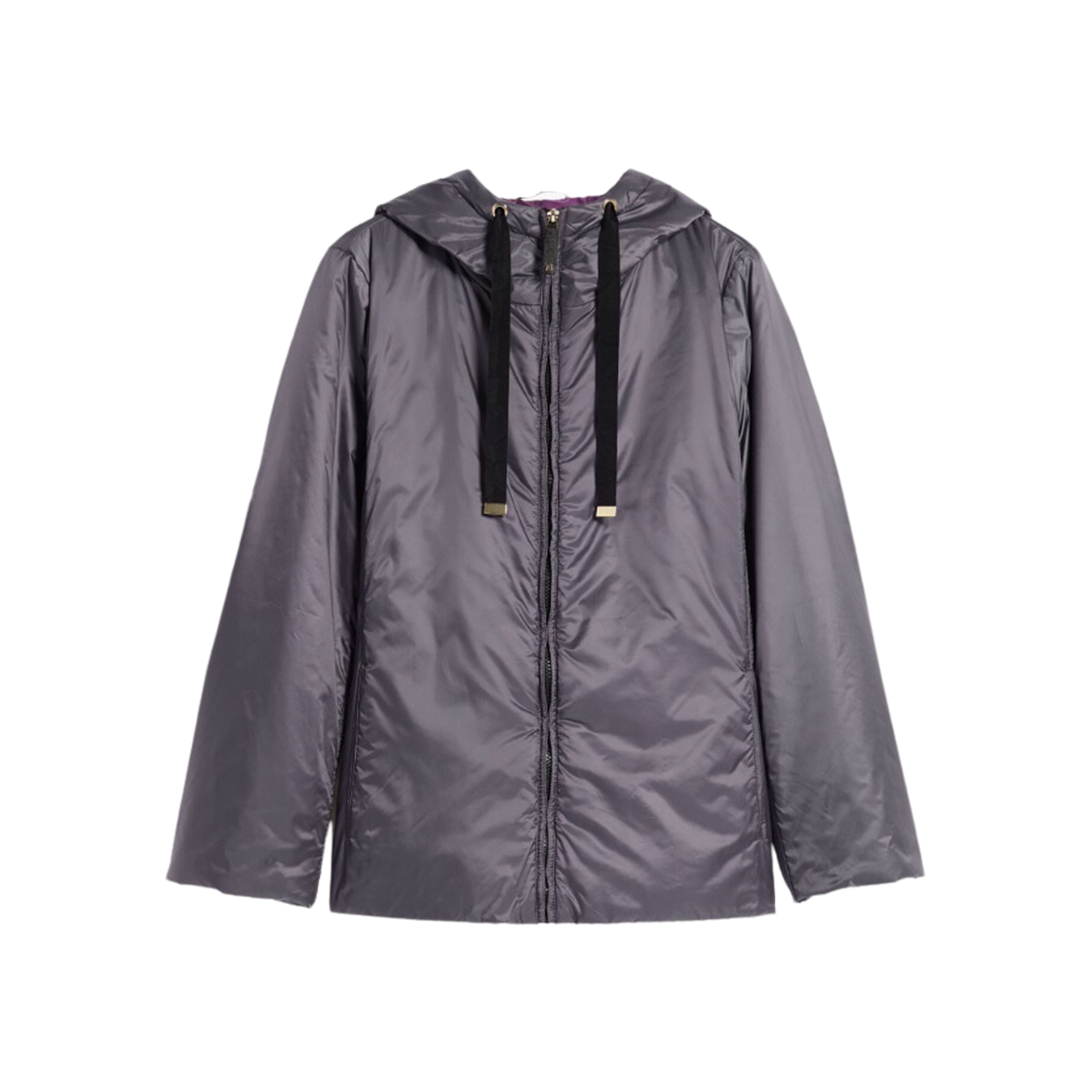 (W) Max Mara The Cube Greenh Travel Jacket In Water-Resistant Technical Canvas Medium Grey 상세 이미지 1