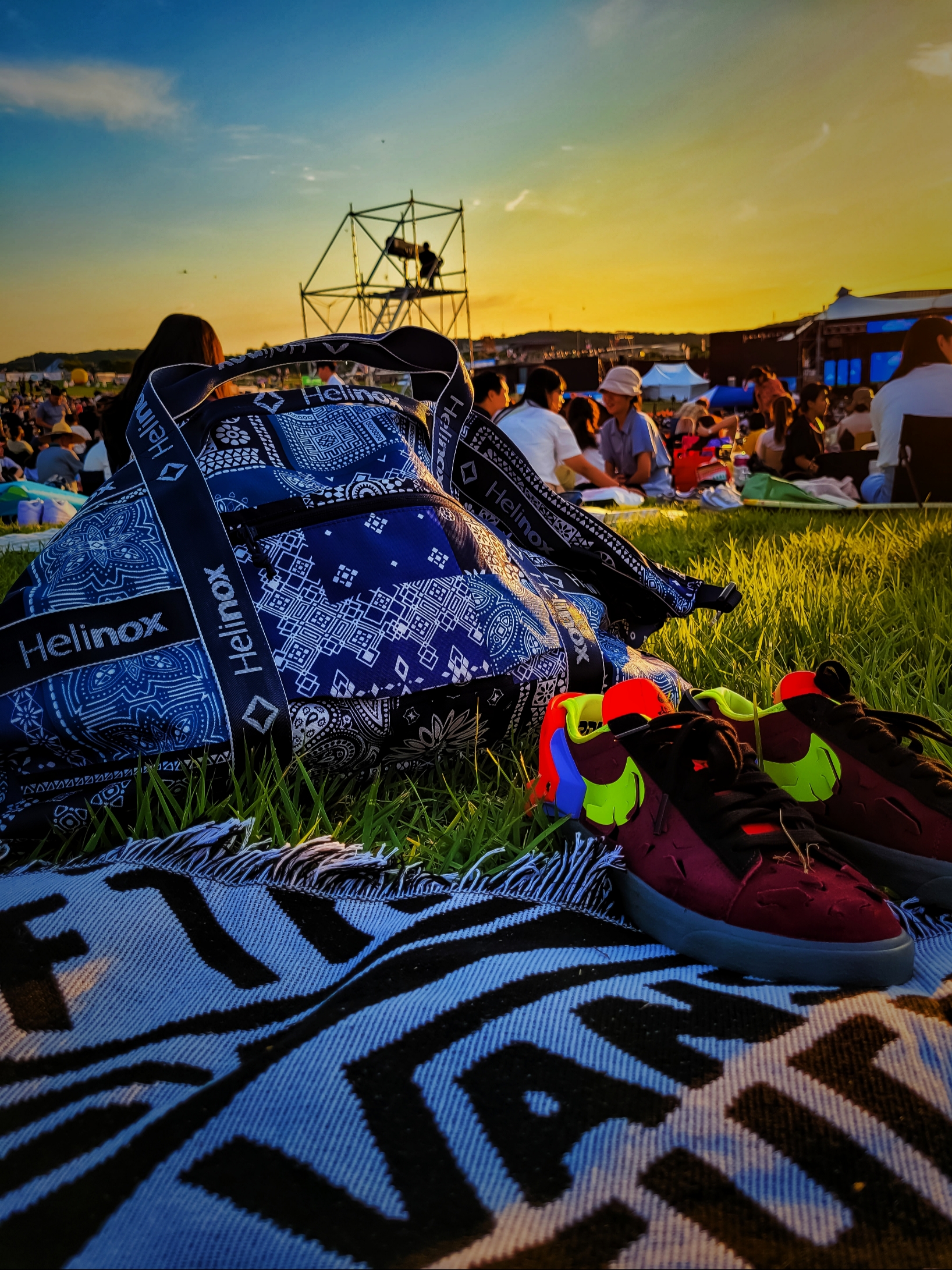 Nike x Acronym Blazer Low Night Maroon 착용 스타일