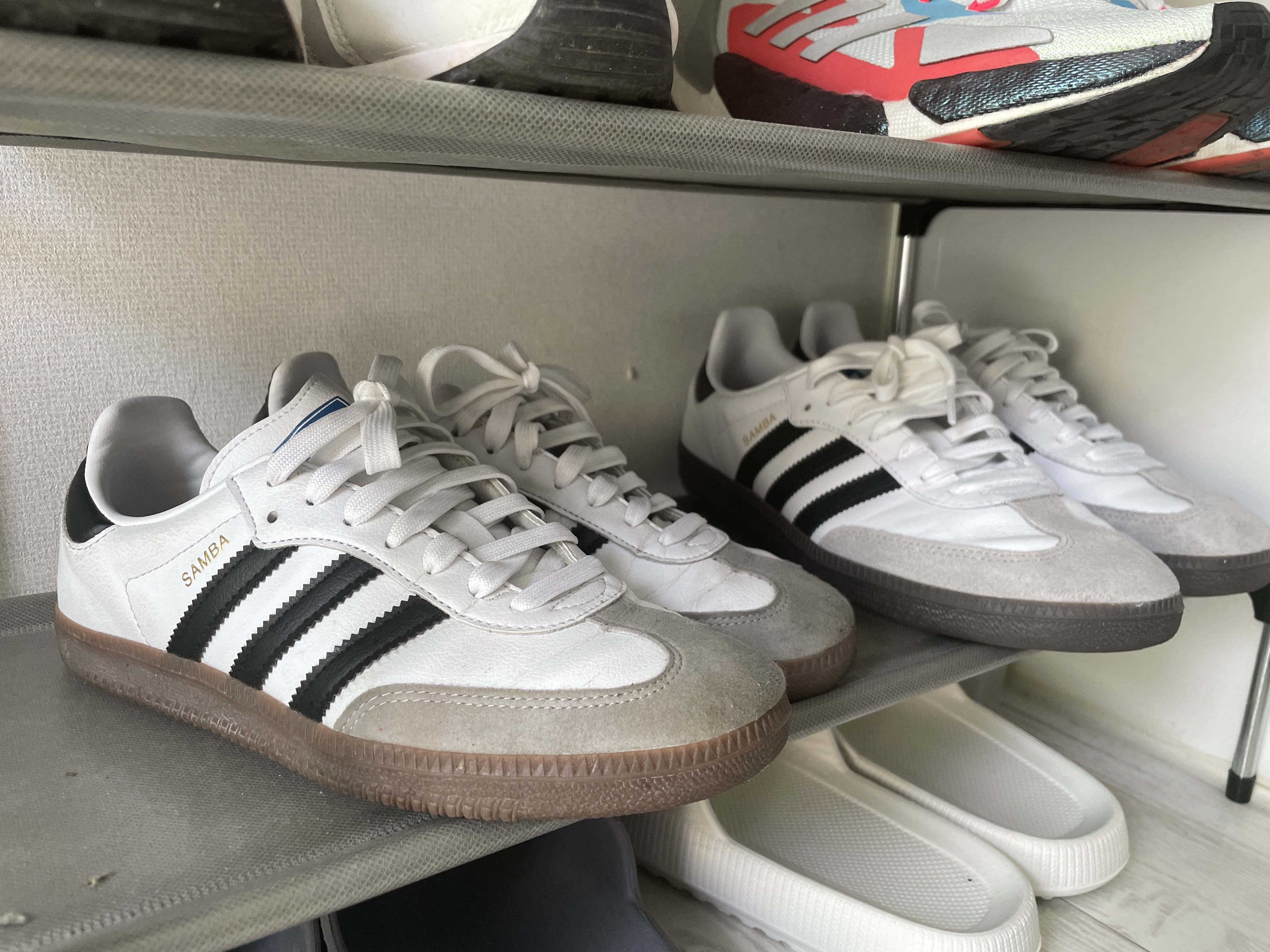 Adidas Samba OG Cloud White 착용 스타일