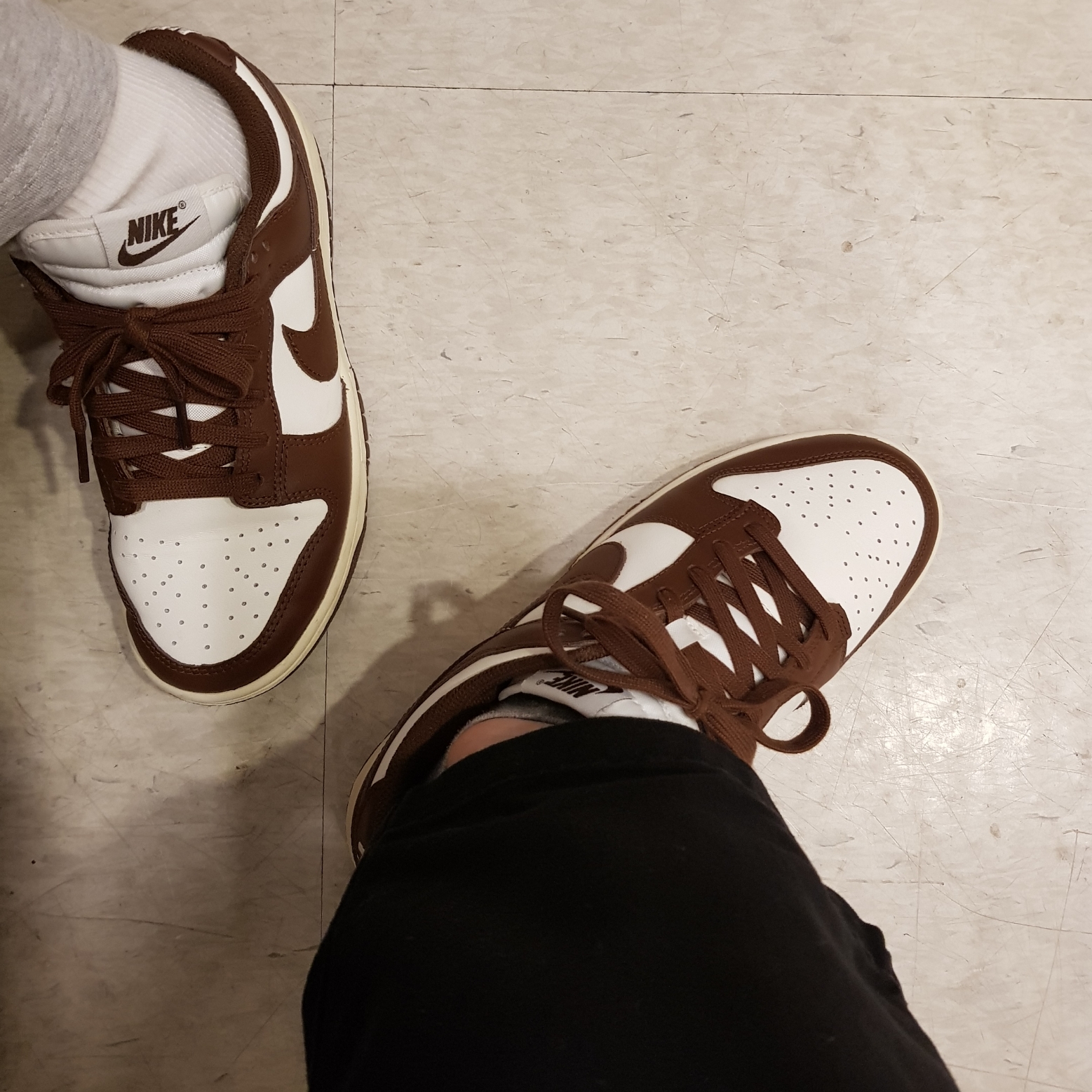 (W) Nike Dunk Low Sail Cacao Wow 착용 스타일