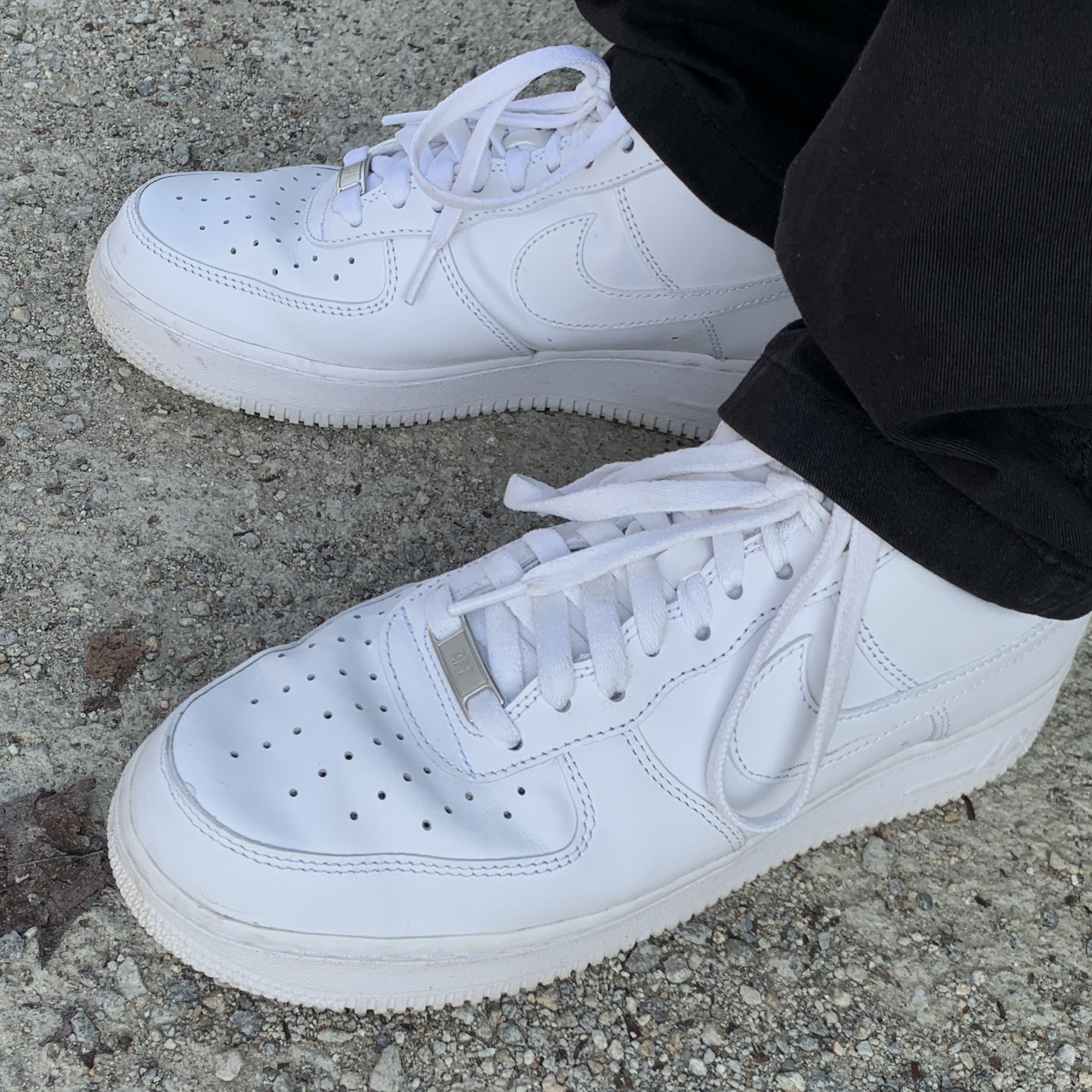 Nike Air Force 1 '07 Low White 착용 스타일