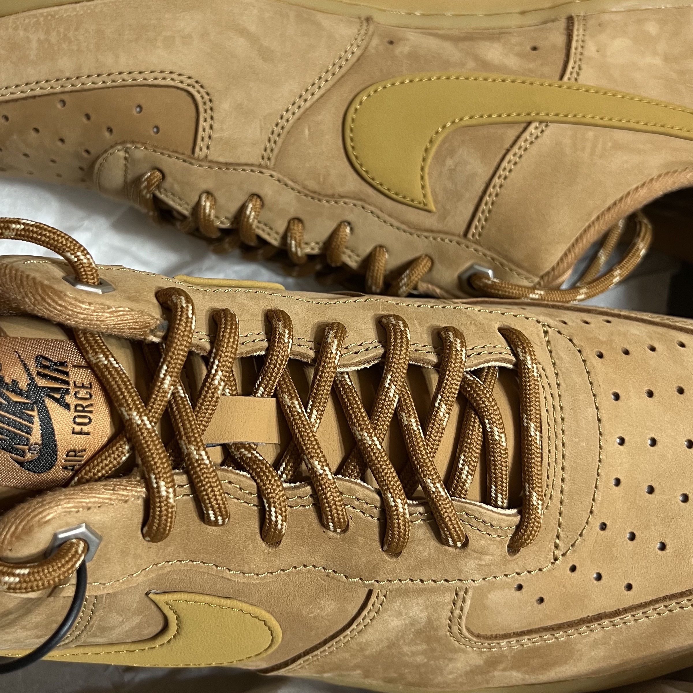 Nike Air Force 1 '07 WB Flax 착용 스타일 - 3