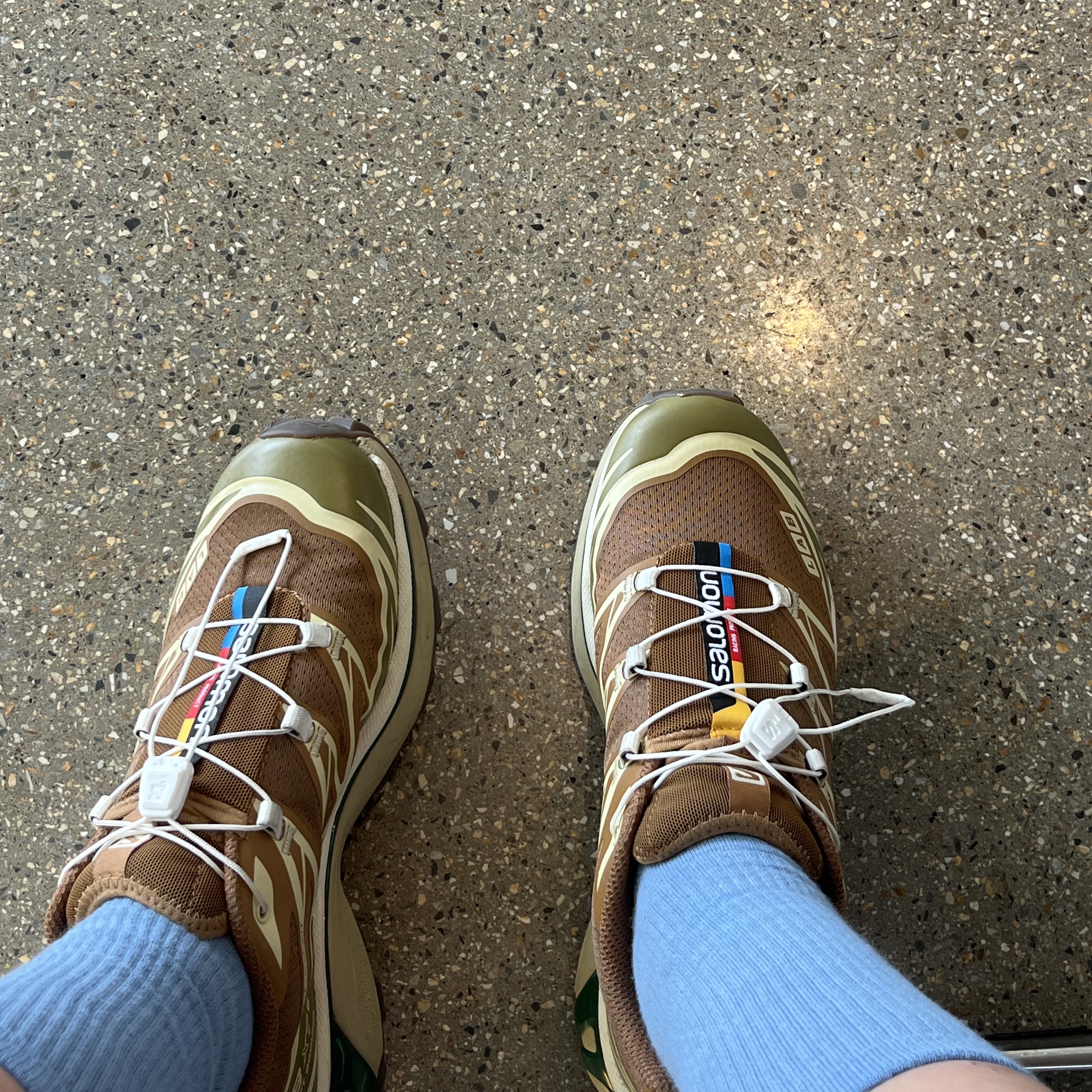 Salomon XT-6 Rubber Lizard 착용 스타일