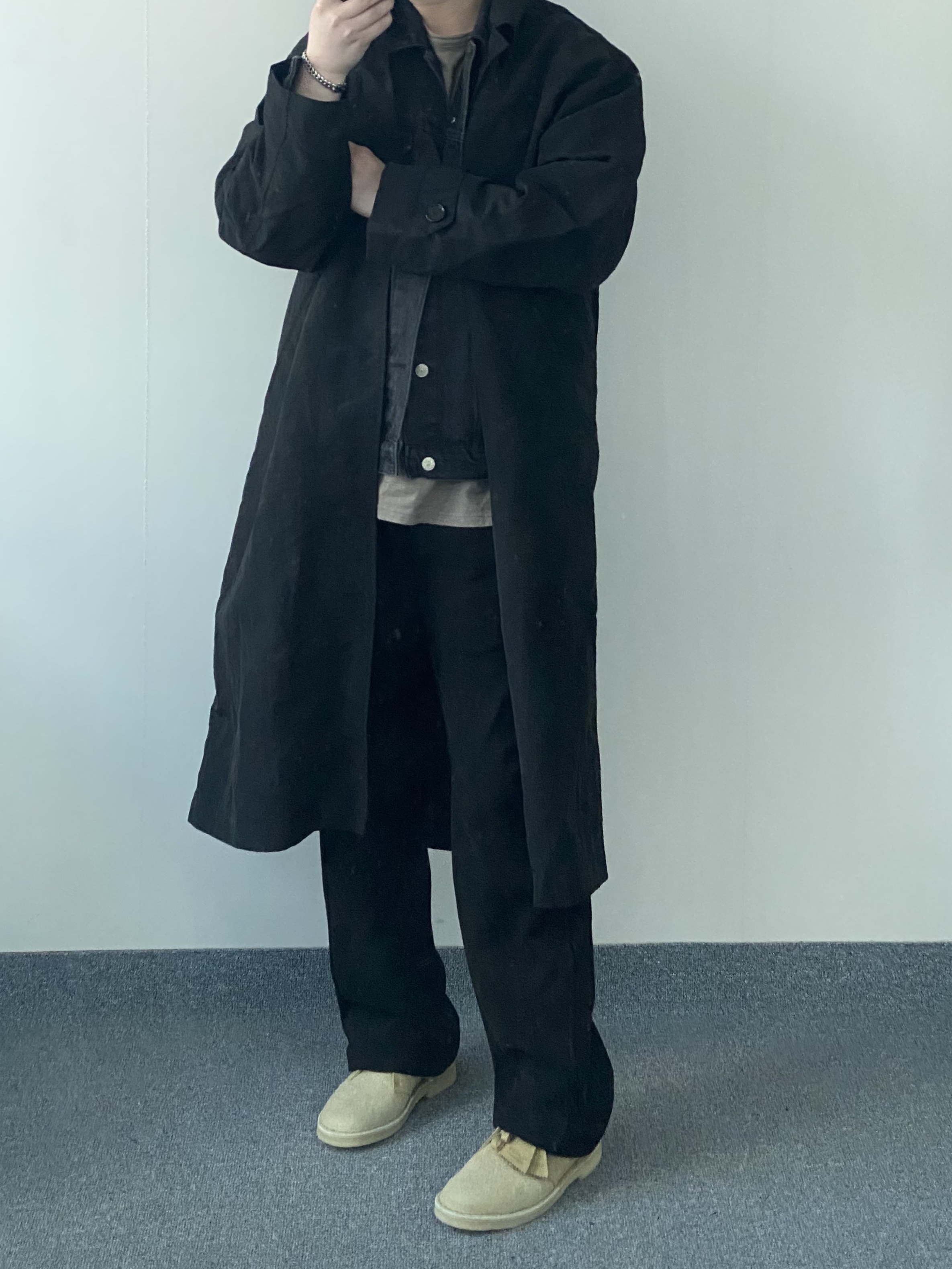 Clarks x Thisisneverthat Desert Boots Maple 착용 스타일