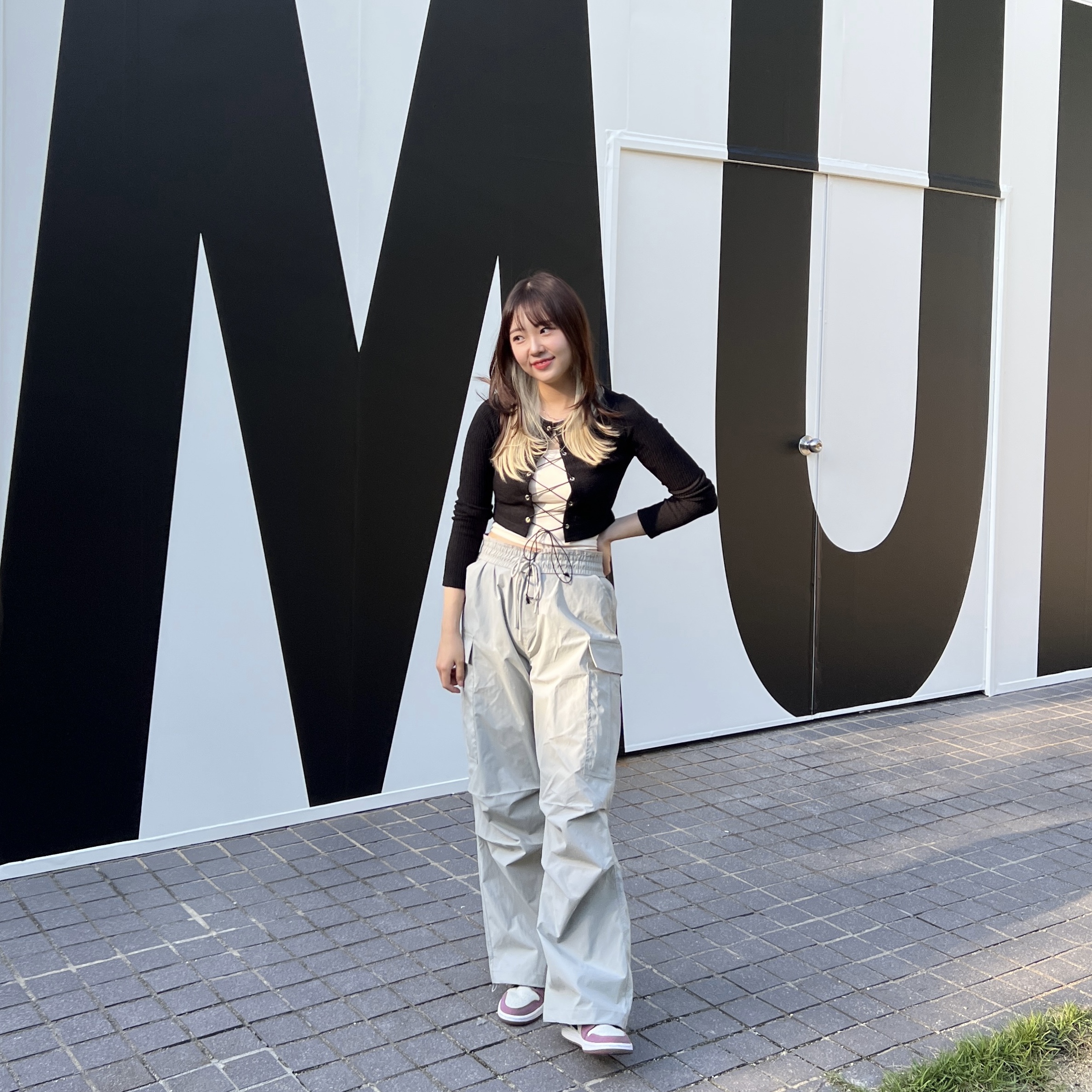 (W) Jordan 1 Mid SE Light Mulberry 착용 스타일