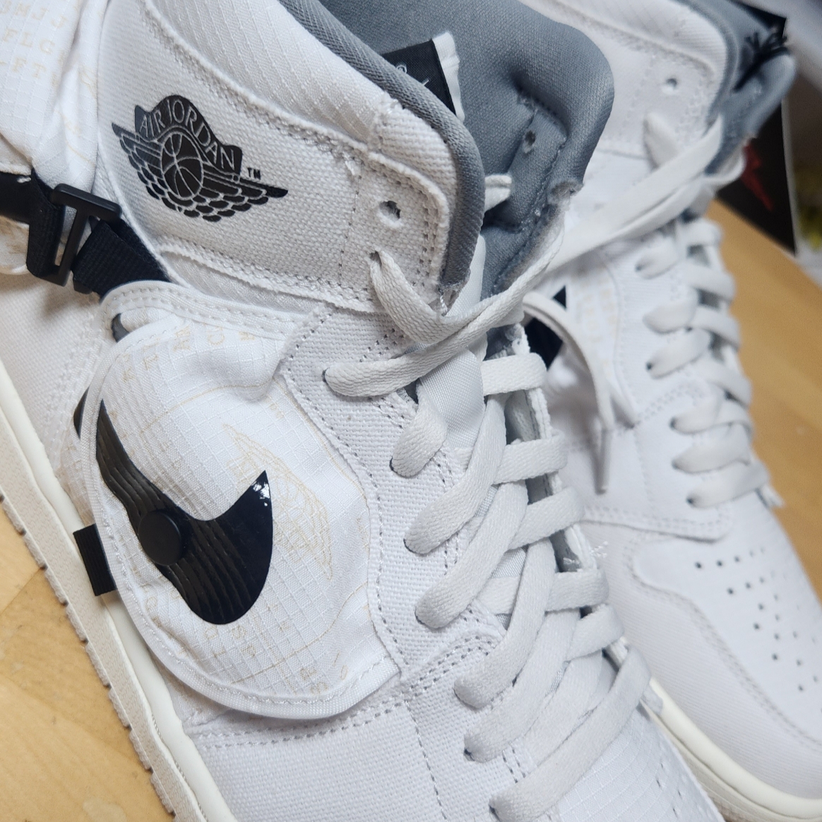 Jordan 1 High Utility White Black 착용 스타일