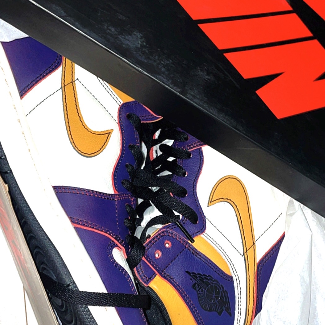 Jordan 1 Retro High OG Defiant SB LA to Chicago 착용 스타일 - 1
