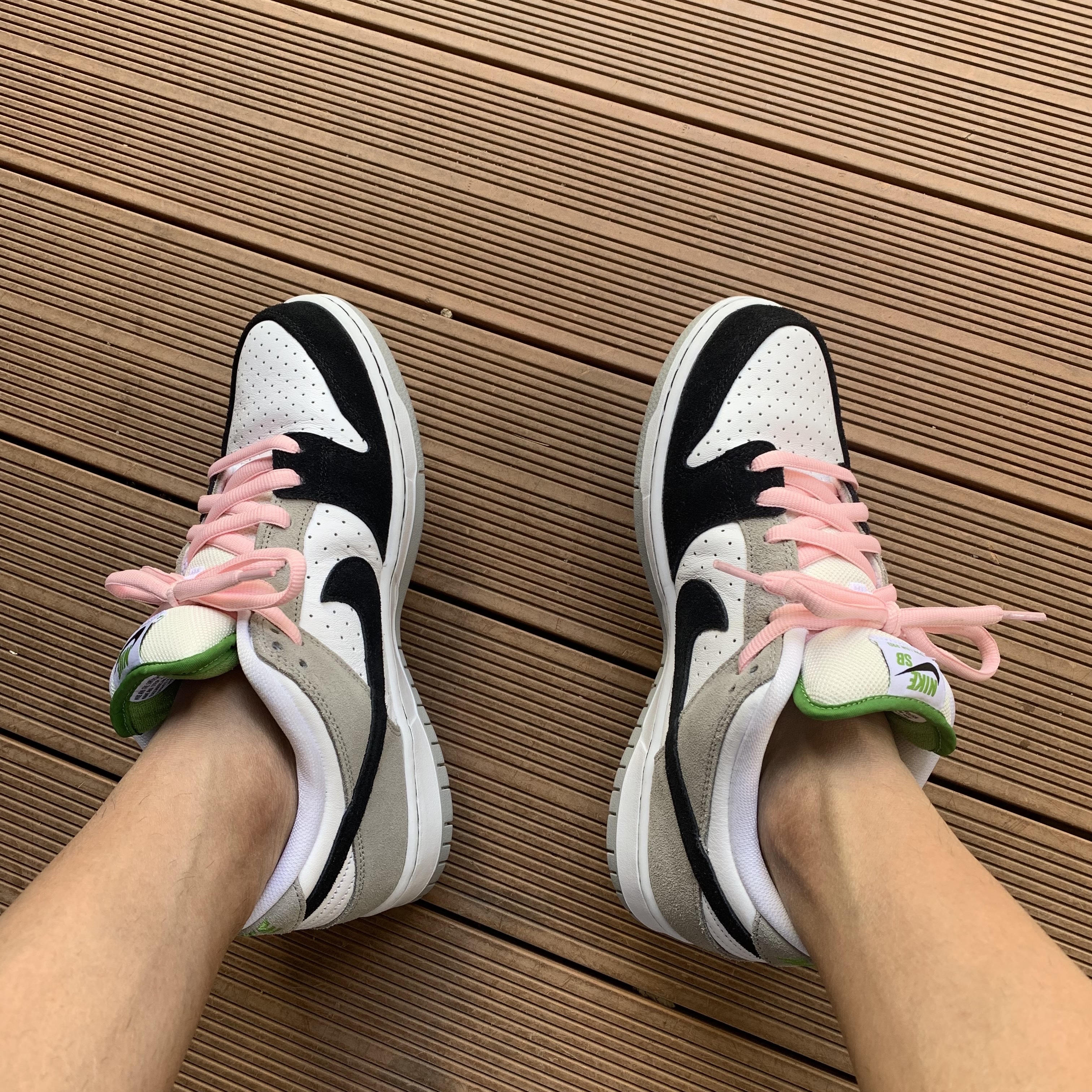 Nike SB Dunk Low Pro Chlorophyll 착용 스타일