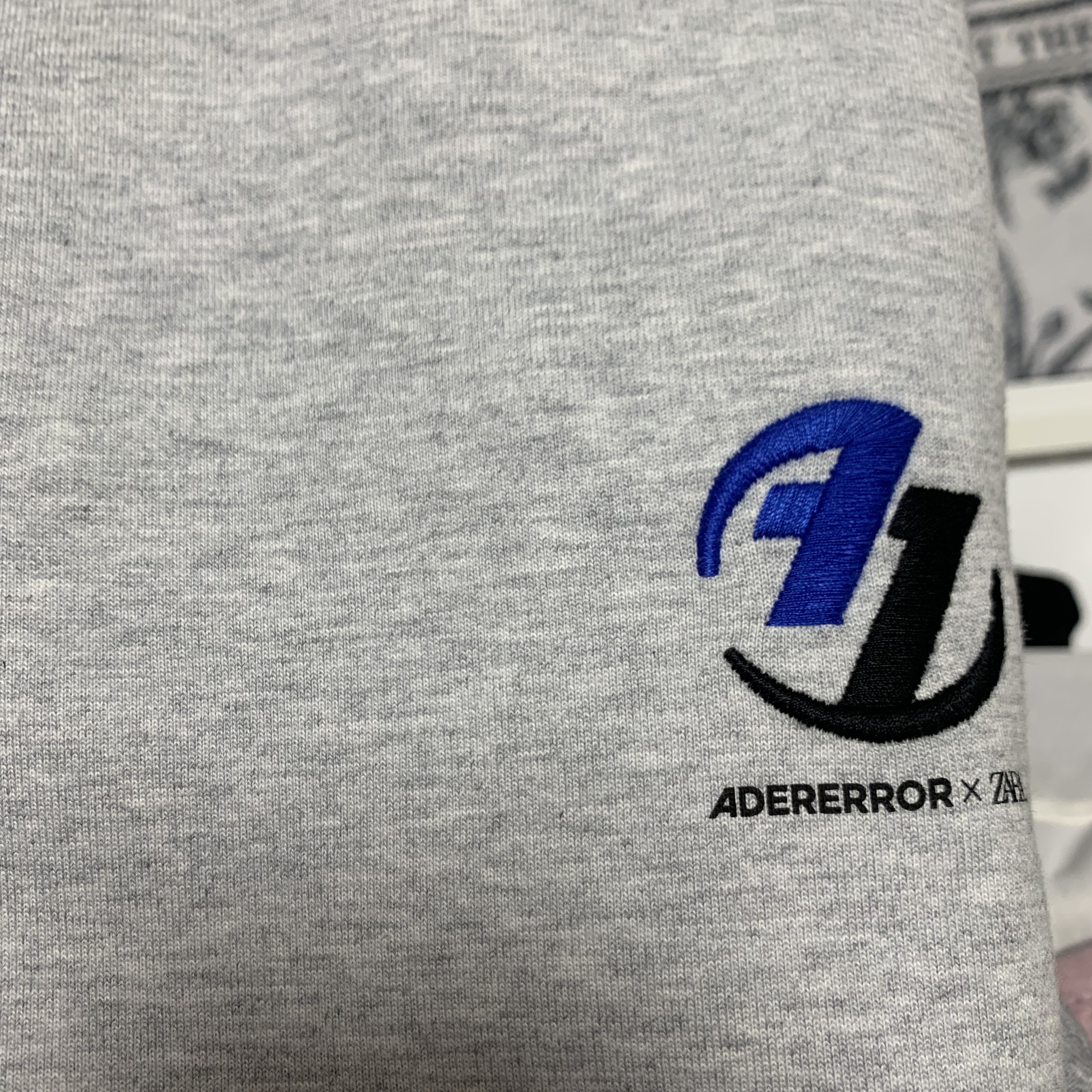Zara x Ader Error Oversize Sweatshirt Grey 착용 스타일