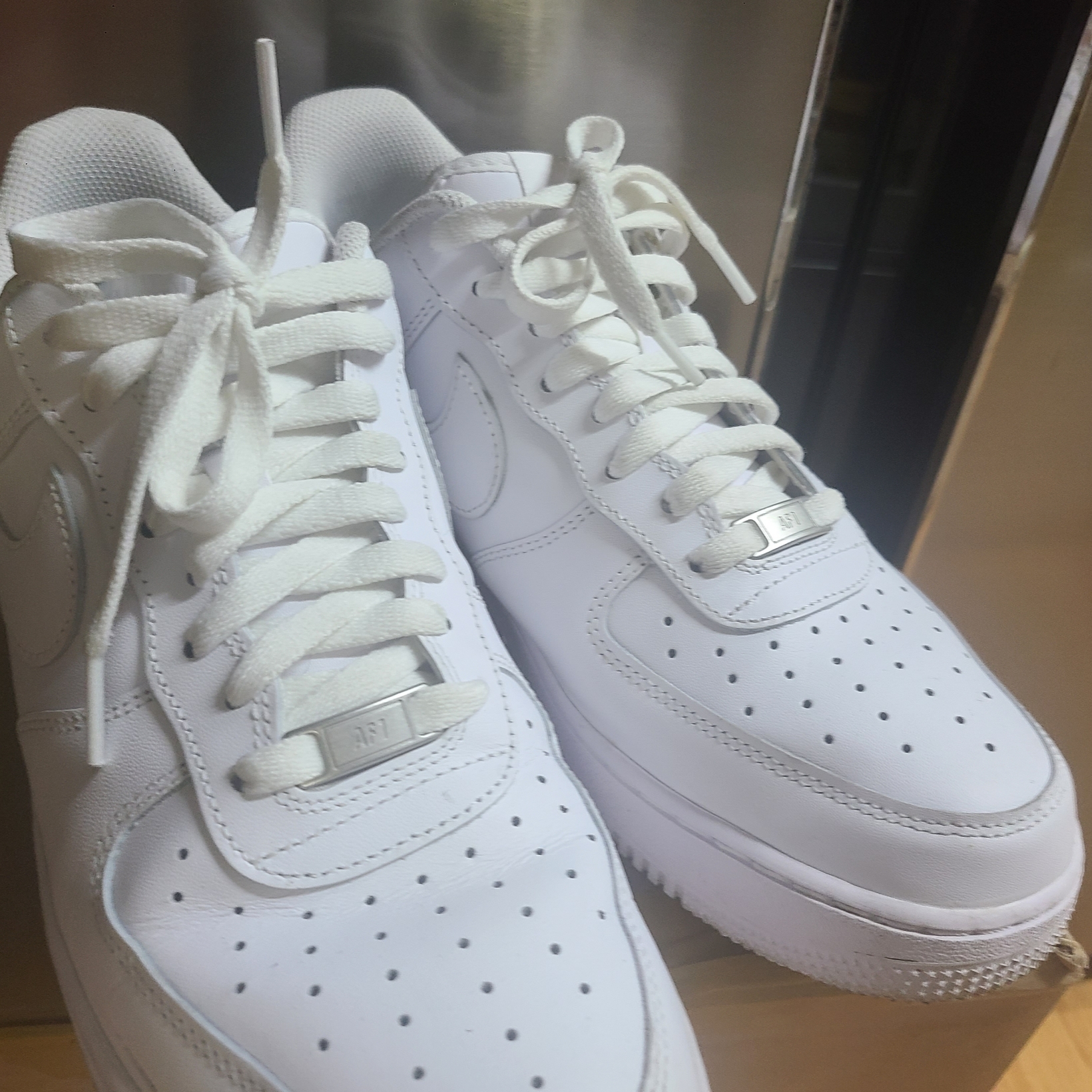 Nike Air Force 1 '07 Low White 착용 스타일