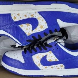 Nike x Supreme SB Dunk Low Hyper Blue 착용 스타일