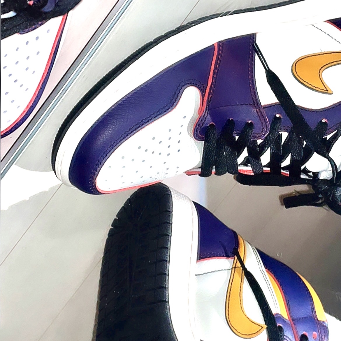 Jordan 1 Retro High OG Defiant SB LA to Chicago 착용 스타일 - 2