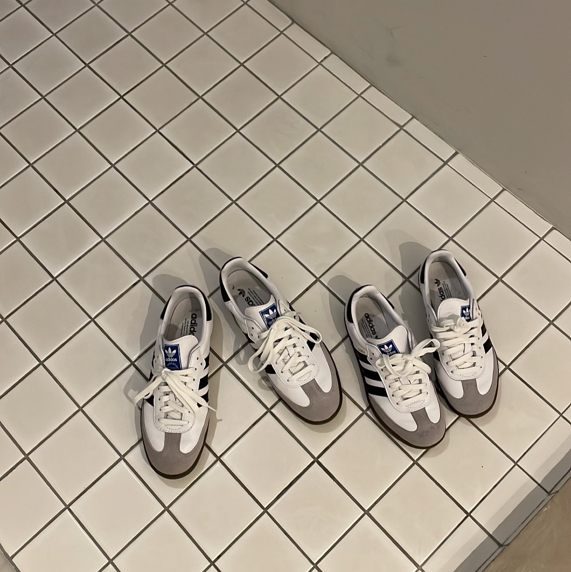 Adidas Samba OG Cloud White 착용 스타일 - 3