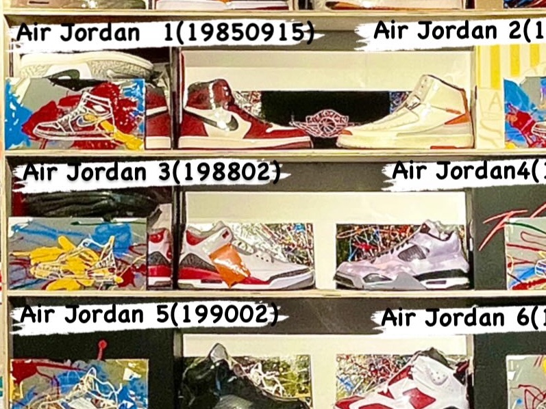 Jordan 1 Retro High OG White Cement 착용 스타일 - 3