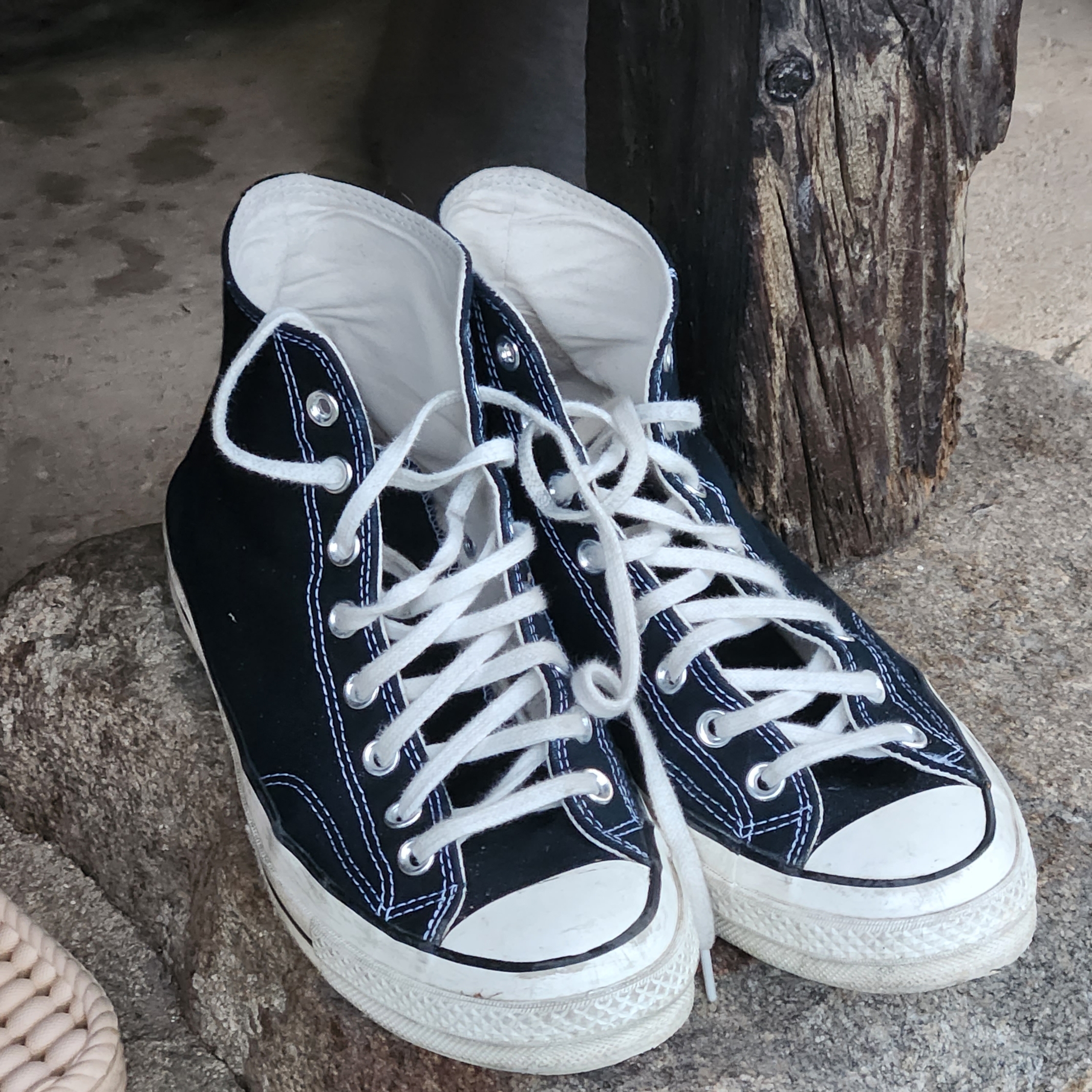 Converse Chuck 70 Hi Black 착용 스타일