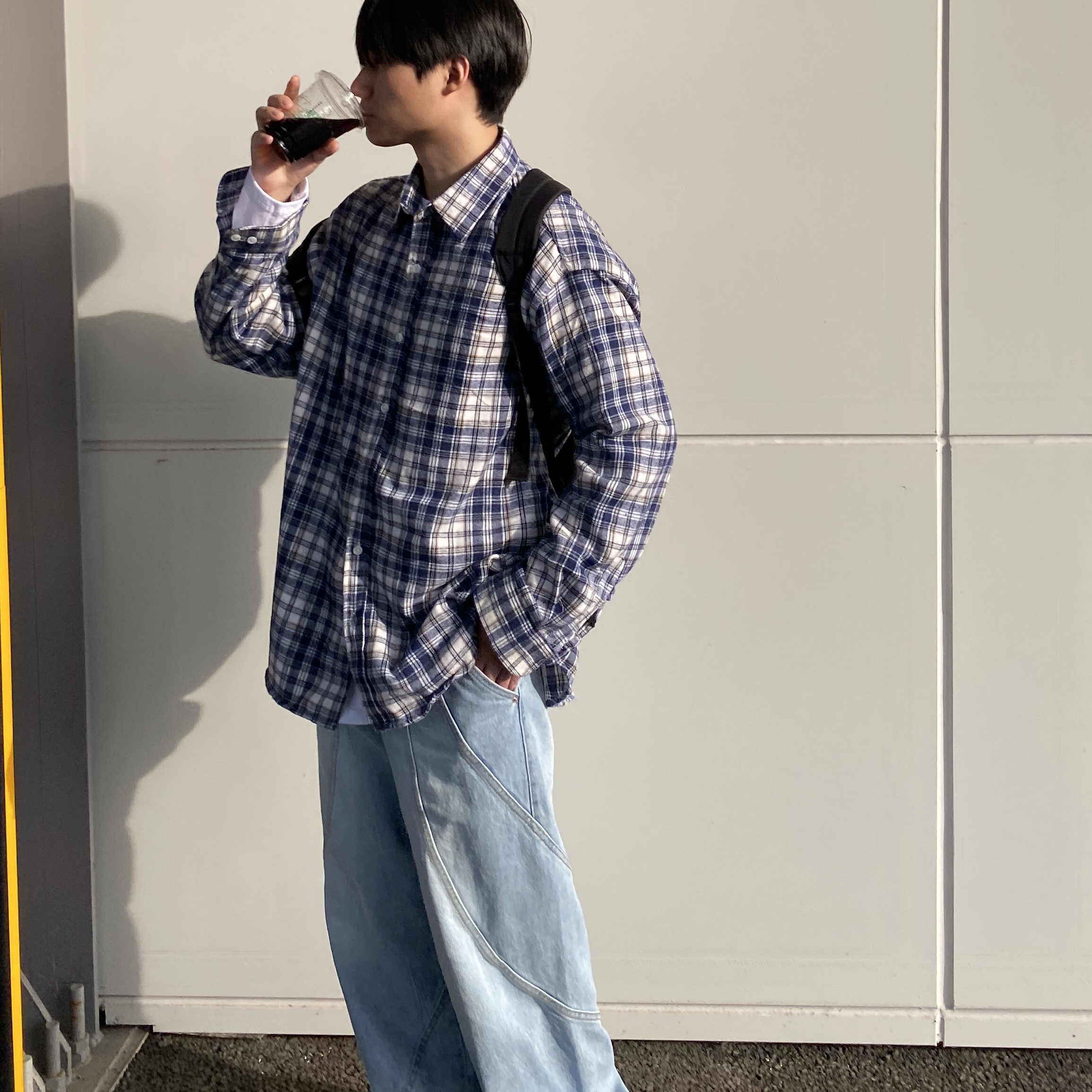 CDG Backpack Black, New Balance 992 Made in USA Grey - D Standard 착용 스타일 - 3