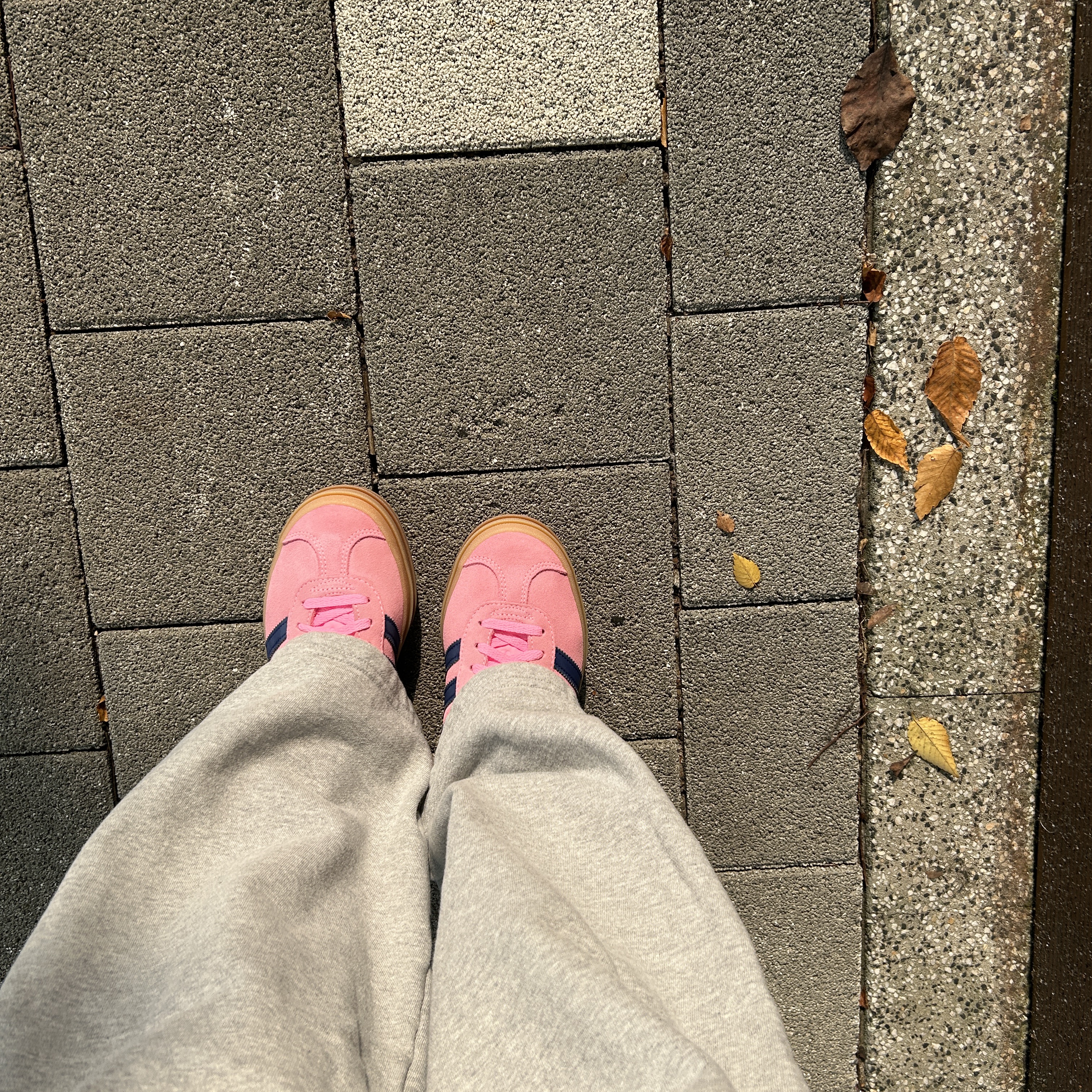 (W) Adidas Gazelle Bold Pink Glow Victory Blue 착용 스타일