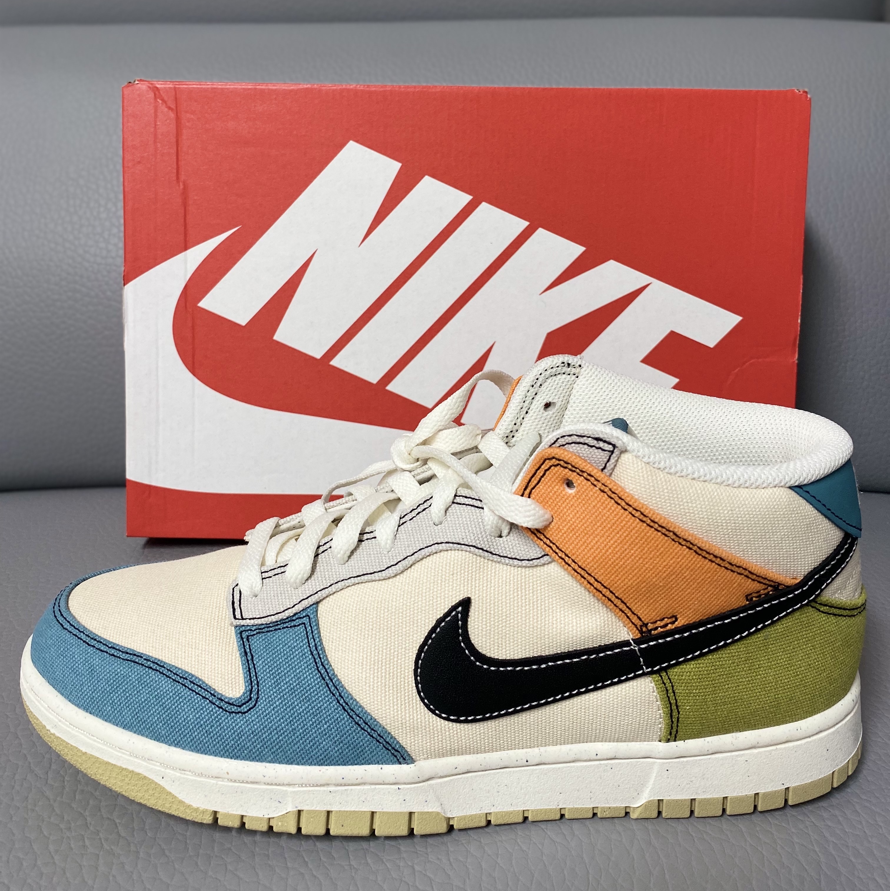 Nike Dunk Mid Mineral Teal and Moss 착용 스타일