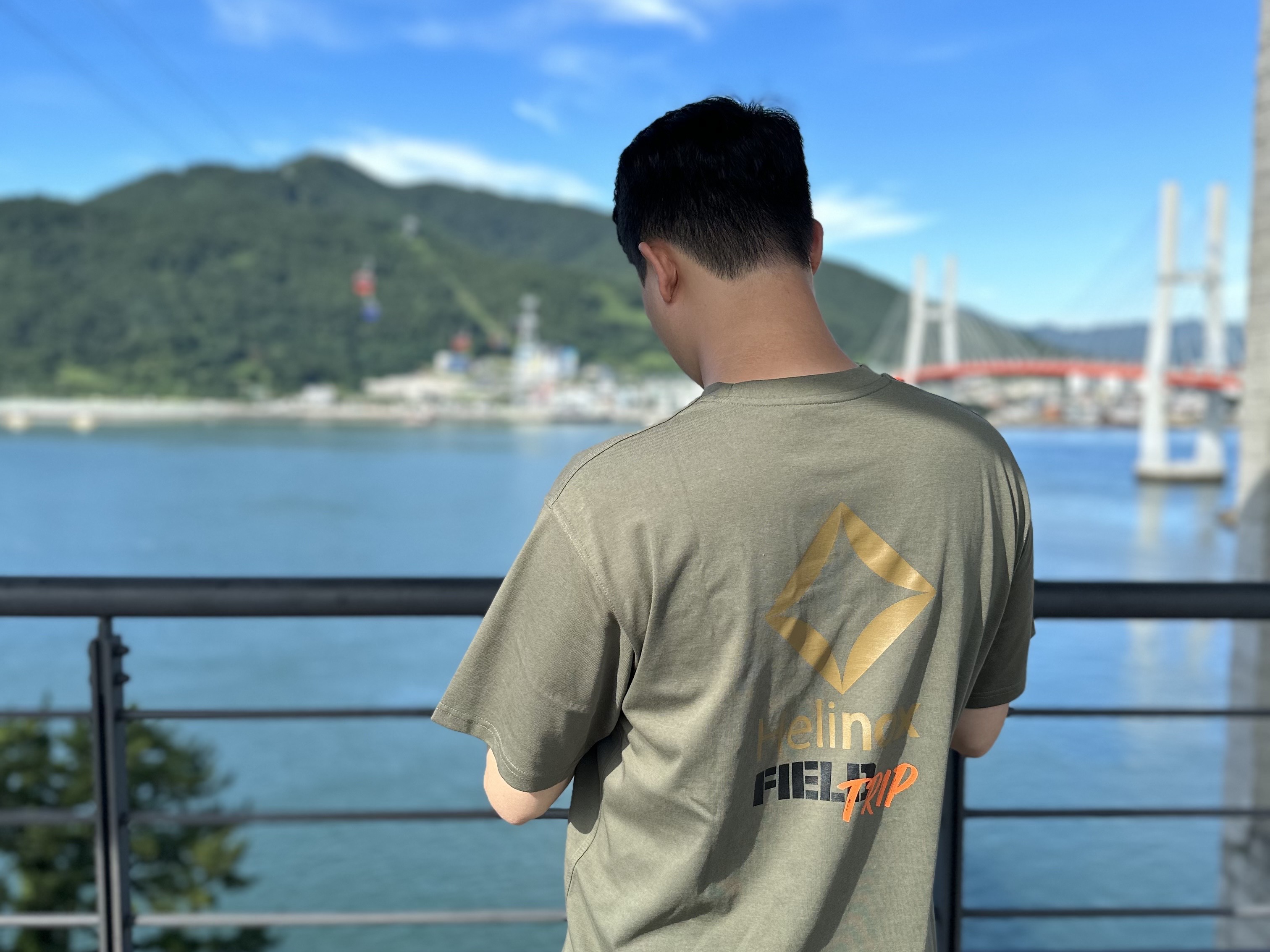 Helinox Field Trip T-Shirt Olive, Helinox Field Trip T-Shirt Black 착용 스타일