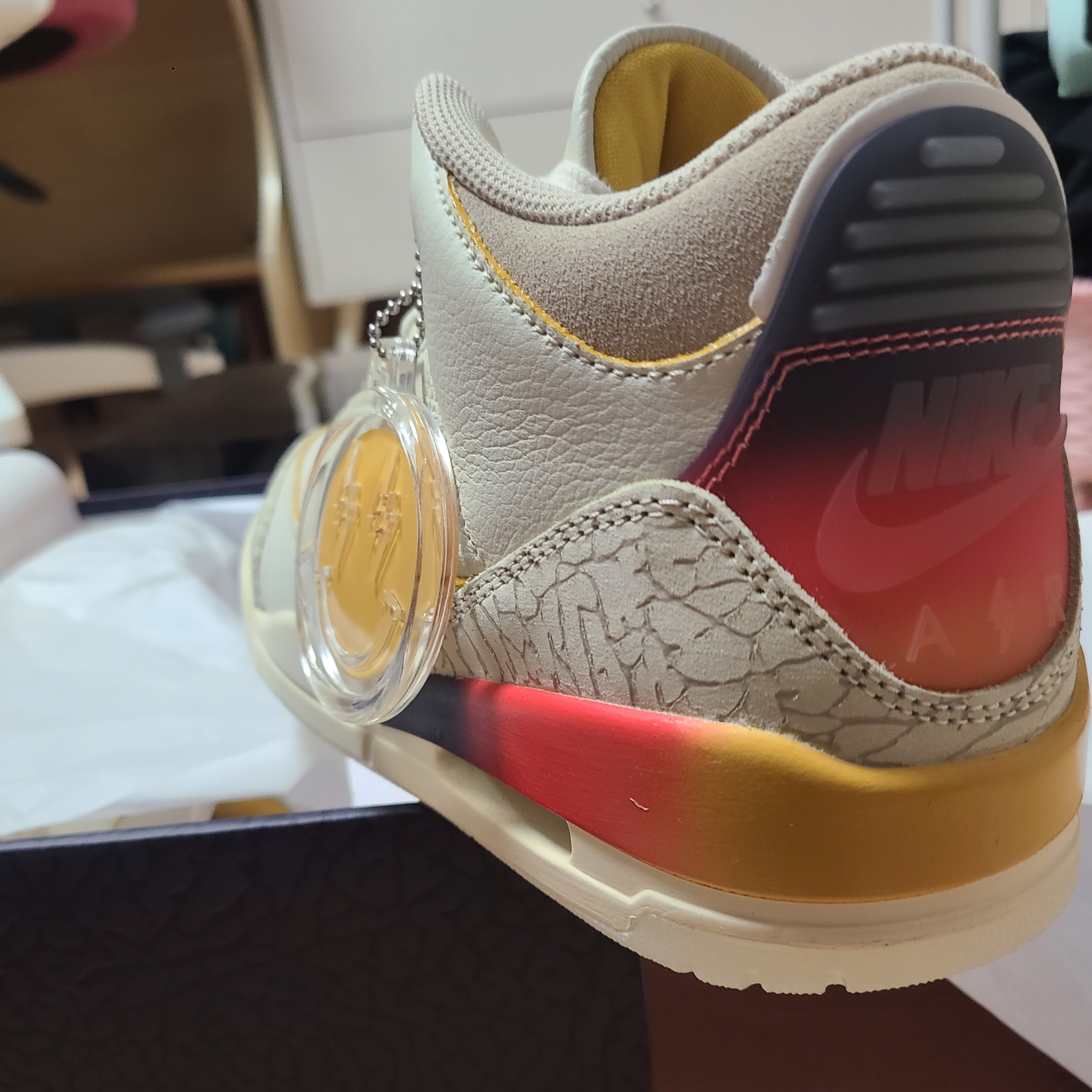 Jordan 3 x J Balvin Retro SP Sunset 착용 스타일 - 1