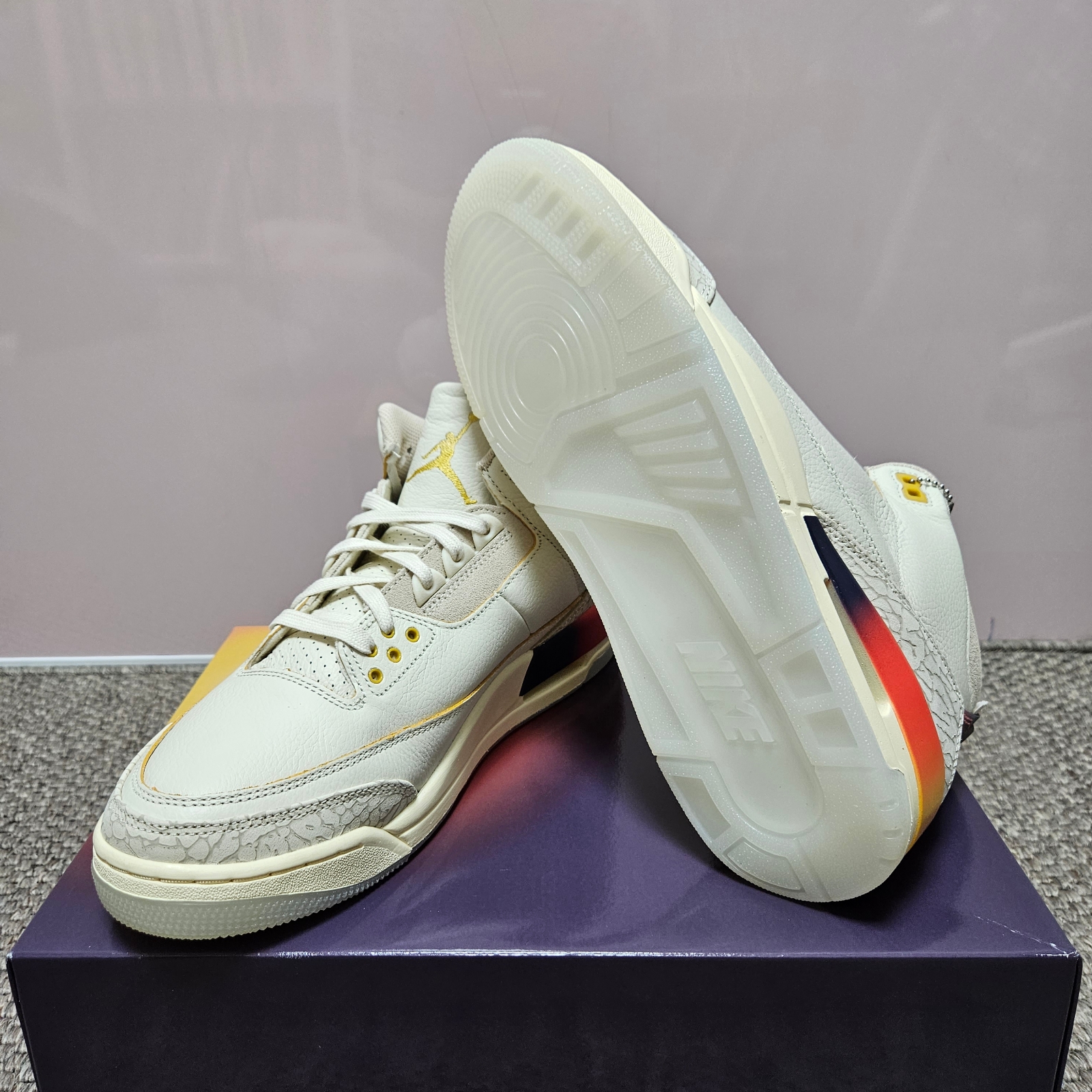 Jordan 3 x J Balvin Retro SP Sunset 착용 스타일 - 4