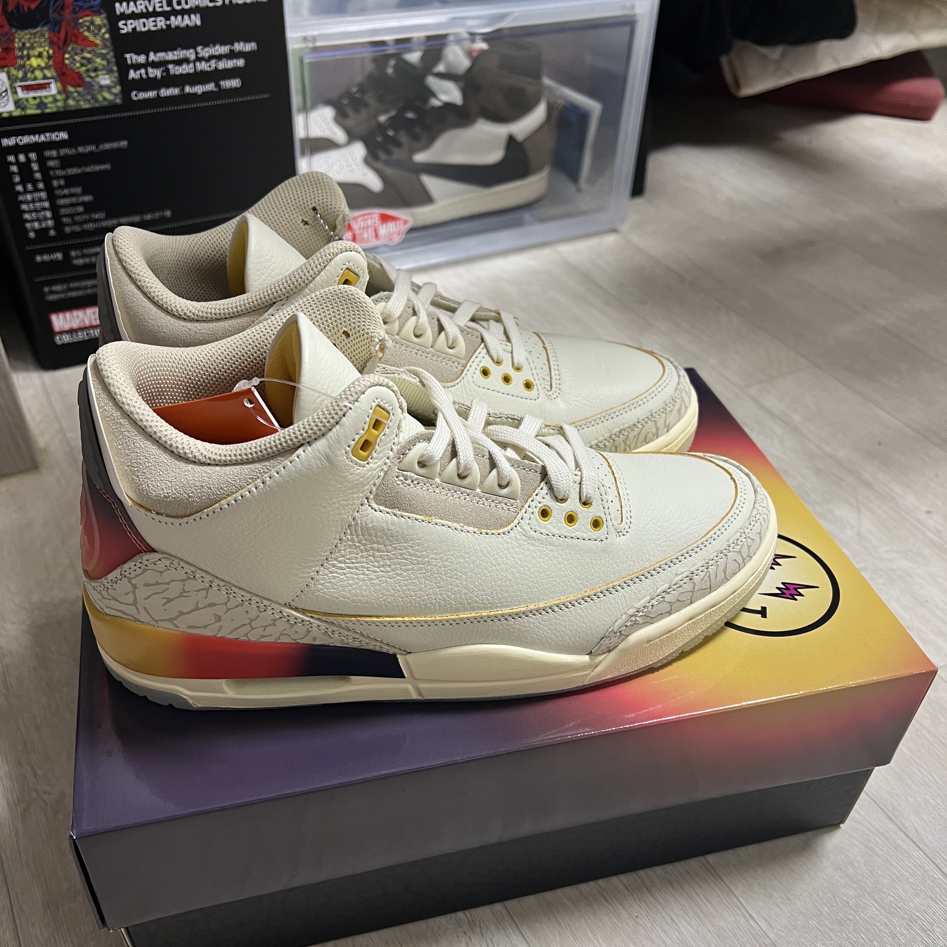 Jordan 3 x J Balvin Retro SP Sunset 착용 스타일 - 2