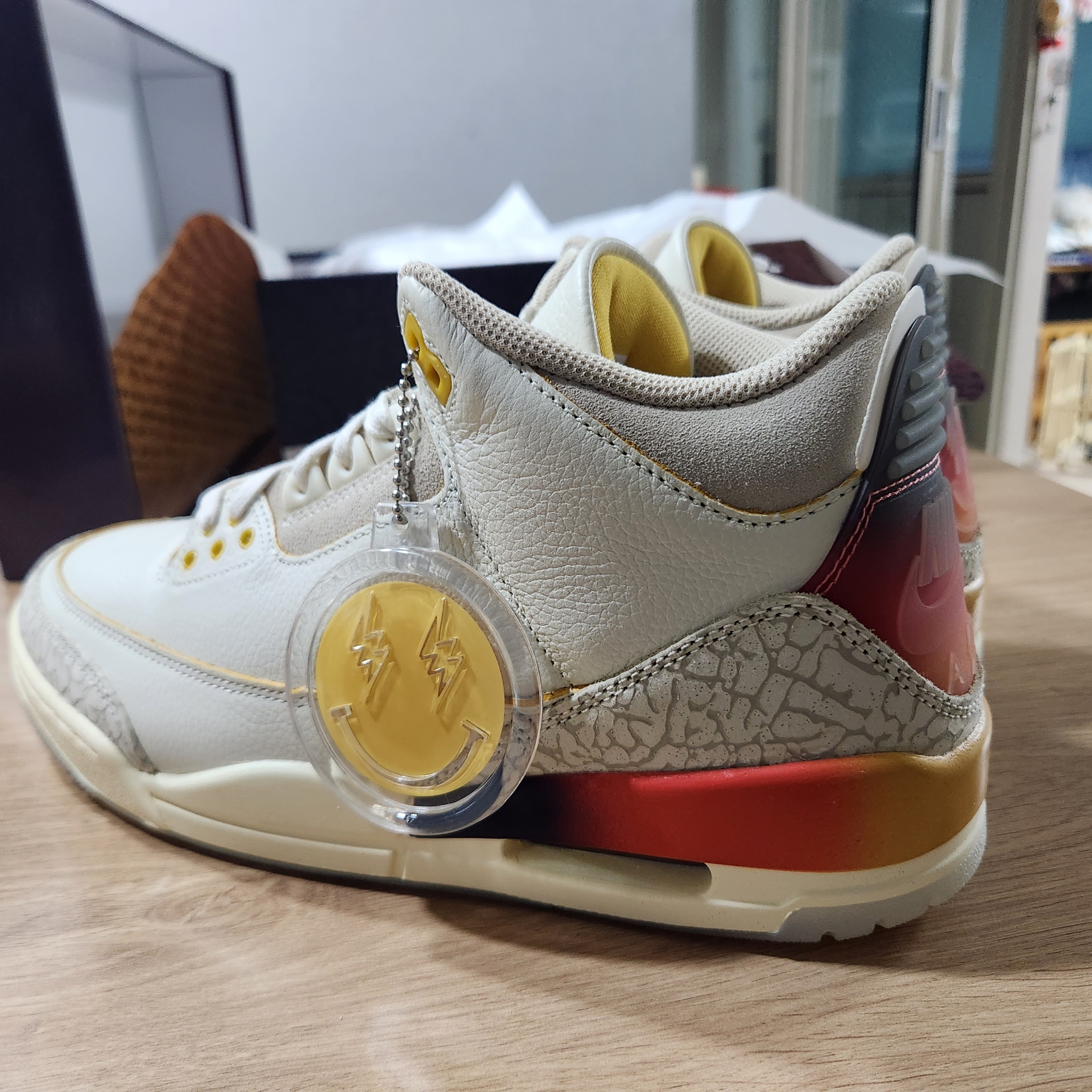Jordan 3 x J Balvin Retro SP Sunset 착용 스타일 - 3
