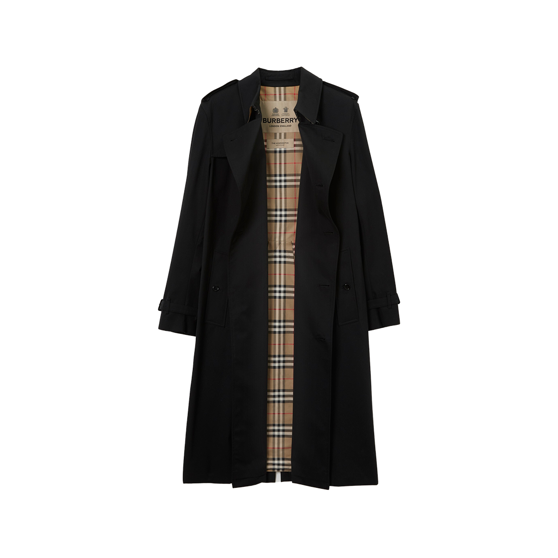 Burberry Kensington Heritage Trench Coat Black 상세 이미지 2